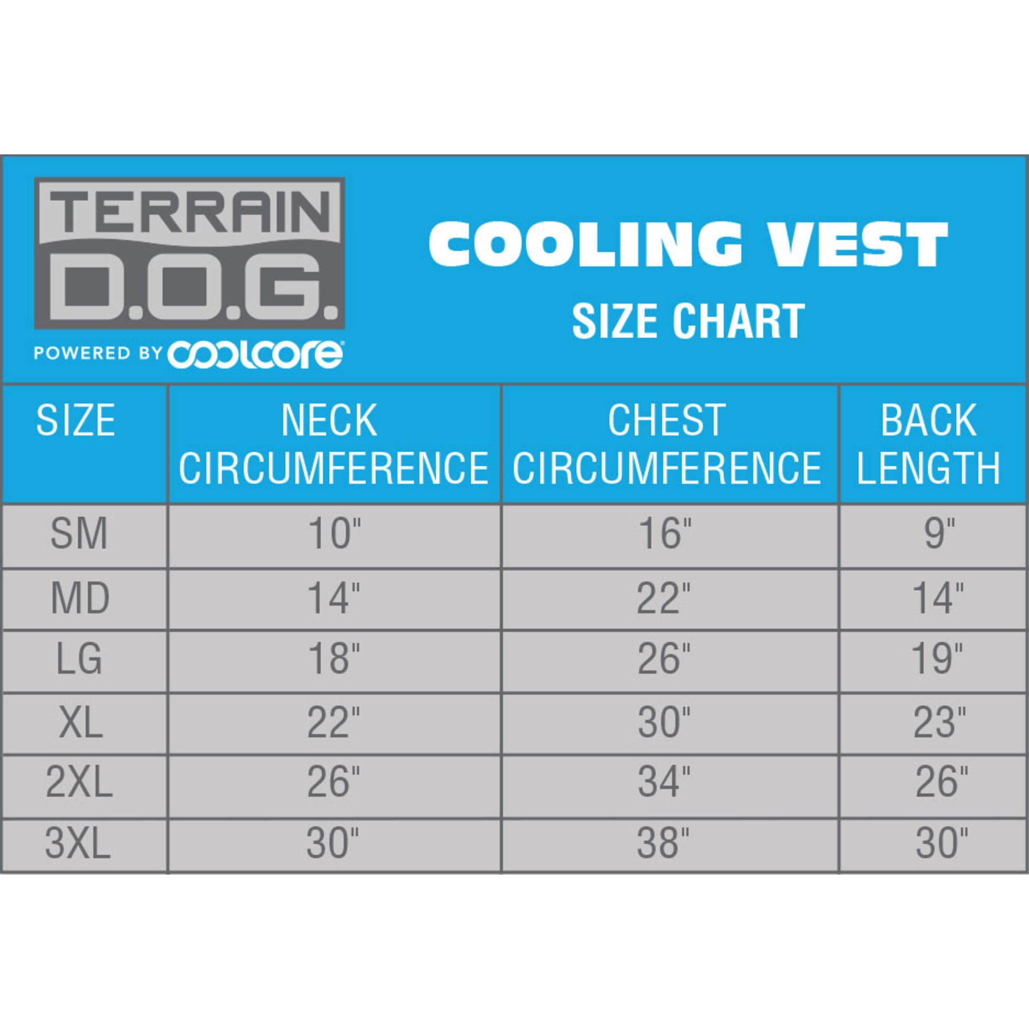 Terrain D.O.G. Gilet de Refroidissement Unisexe SM Chien Tan S