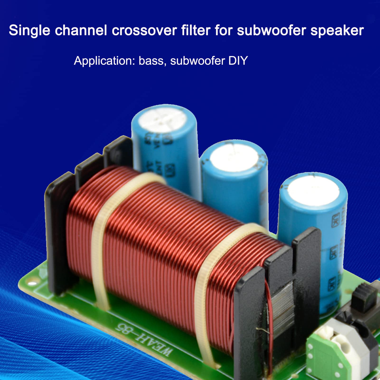 Filtro crossover-200W Pure Bass Subwoofer Divisore di frequenza Altoparlante audio Filtro crossover a canale singolo