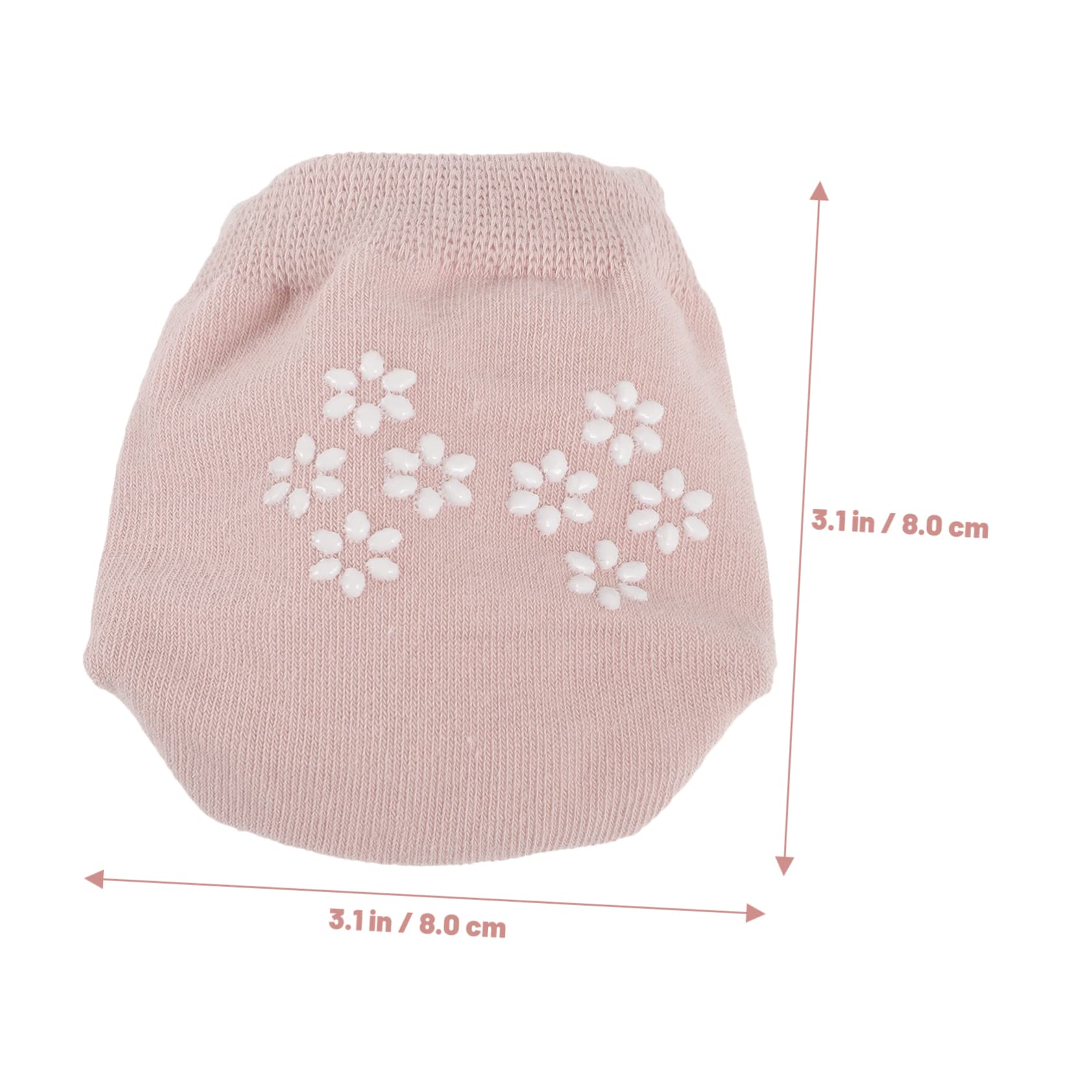 VALICLUD 6 Pairs Breathable Half Socks for Women Nonskid Design Lightweight for High Heels Summer Grip Socks Durable and Stylish