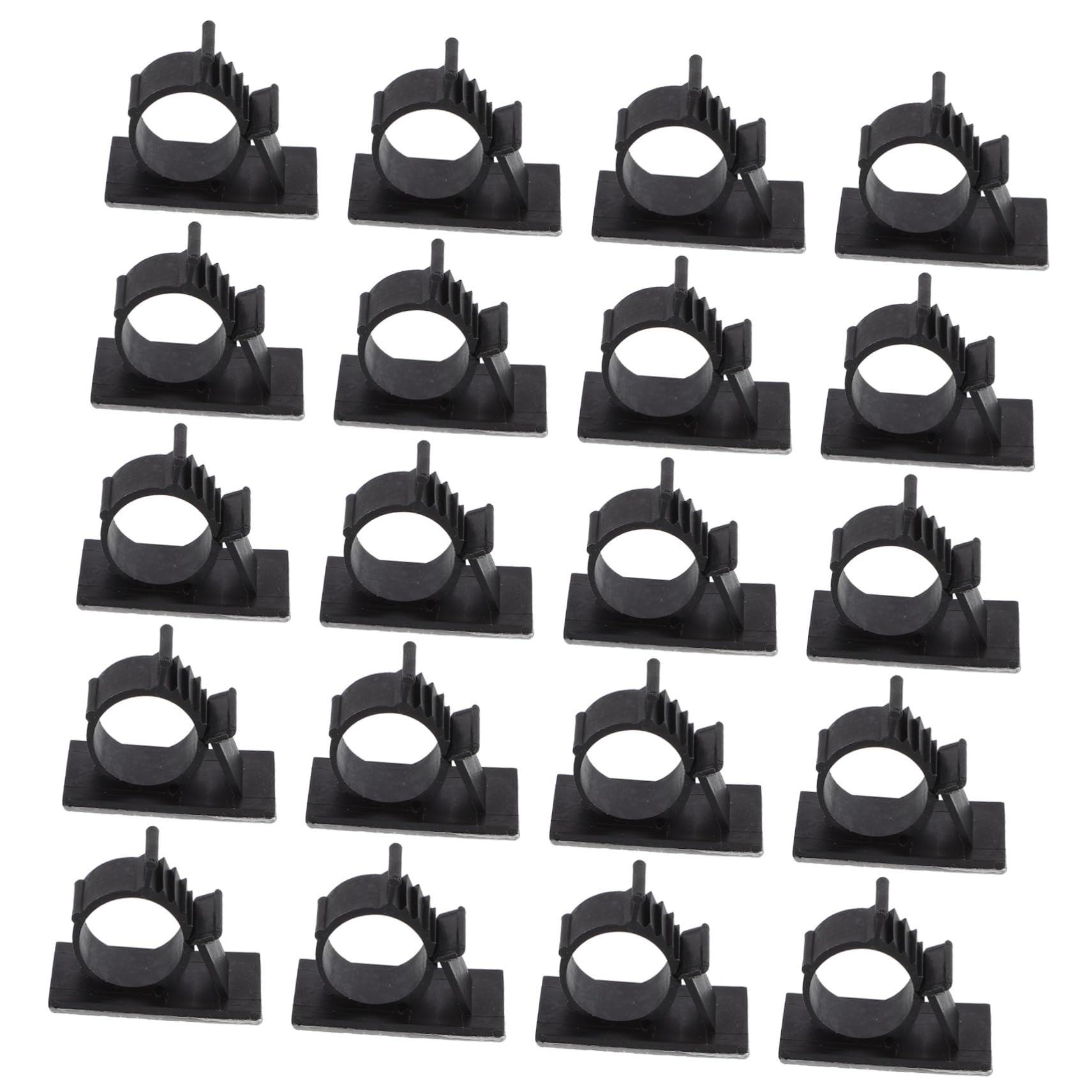 CIYODO Cable Clamp 50pcs Water Pipe Hoses Clamp Easy Install Pipe Clips Plastic Material Wall-mounted