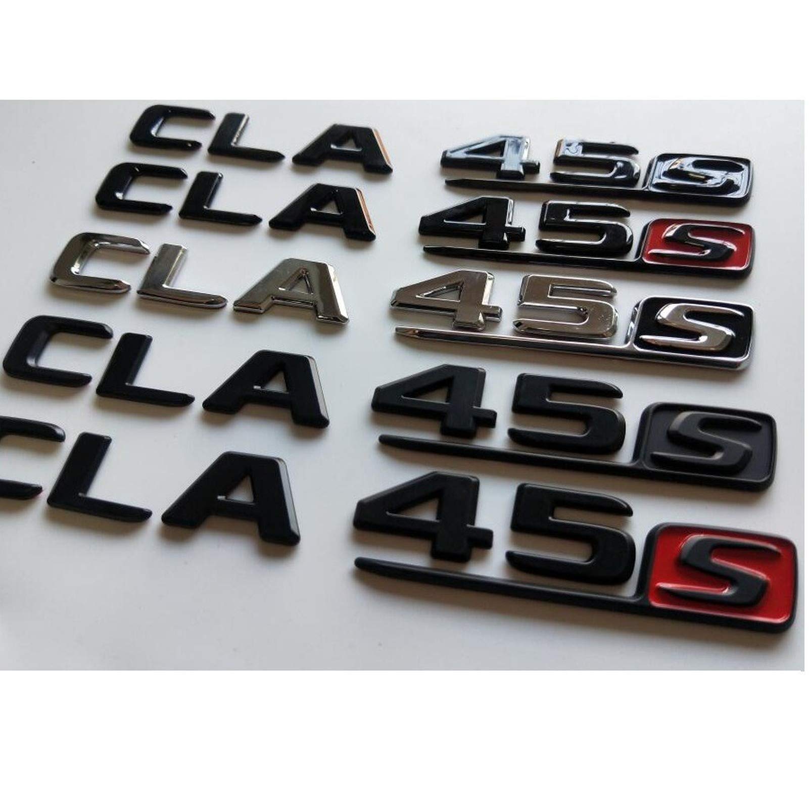 Emblem Für W117 2013 Heckklappe Schwarz/Silber Emblem Für Mercedes Benz CLA-Klasse W117 Mercedes Gle 167