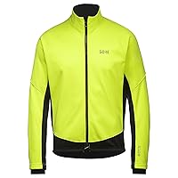 GOREWEAR C3 WINDSTOPPER® Thermo Giacca Uomo, Neon Yellow / Black