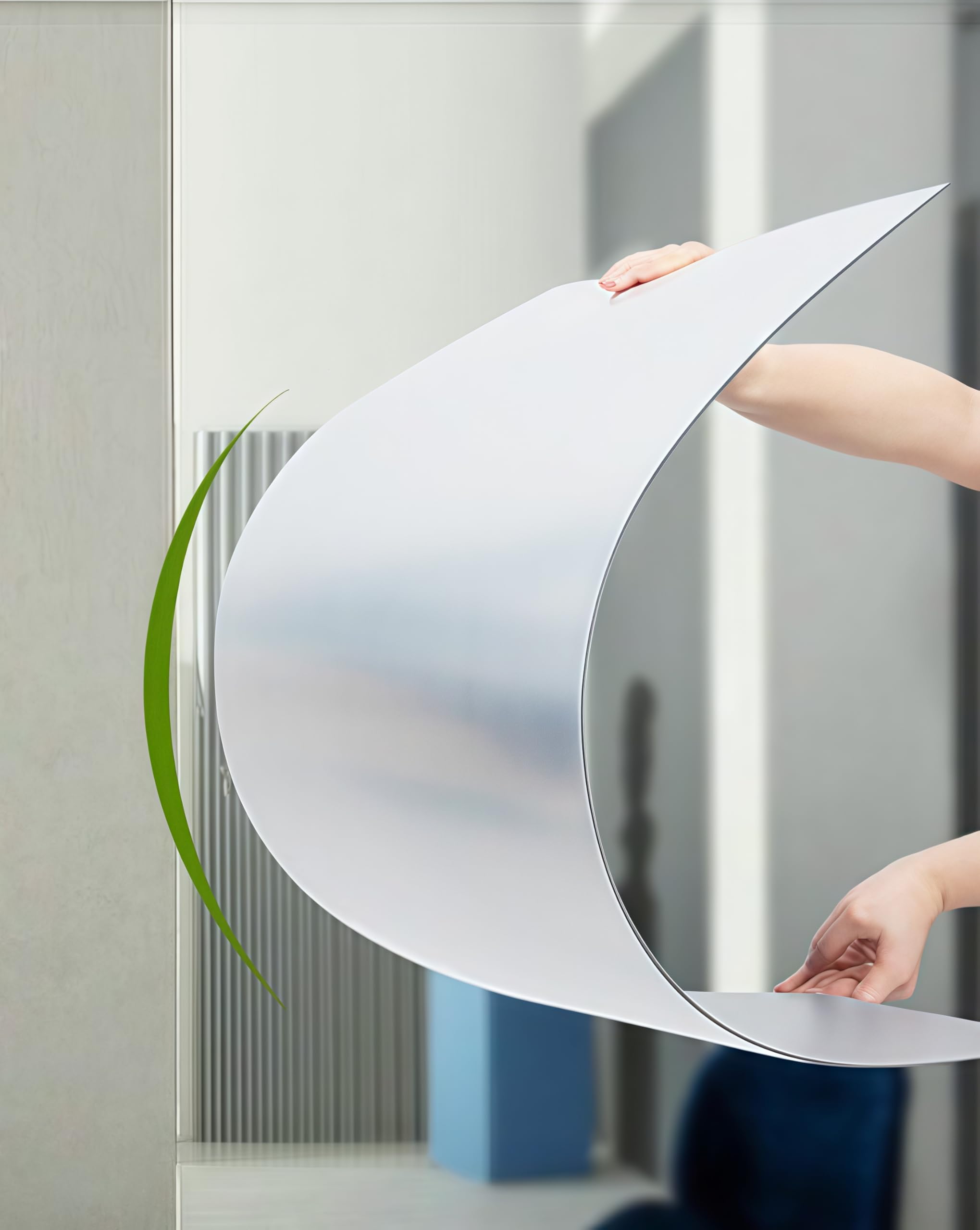 Amazon.co.jp: 全身鏡 どこでも貼れる割れない鏡 姿見鏡 2枚セット 幅