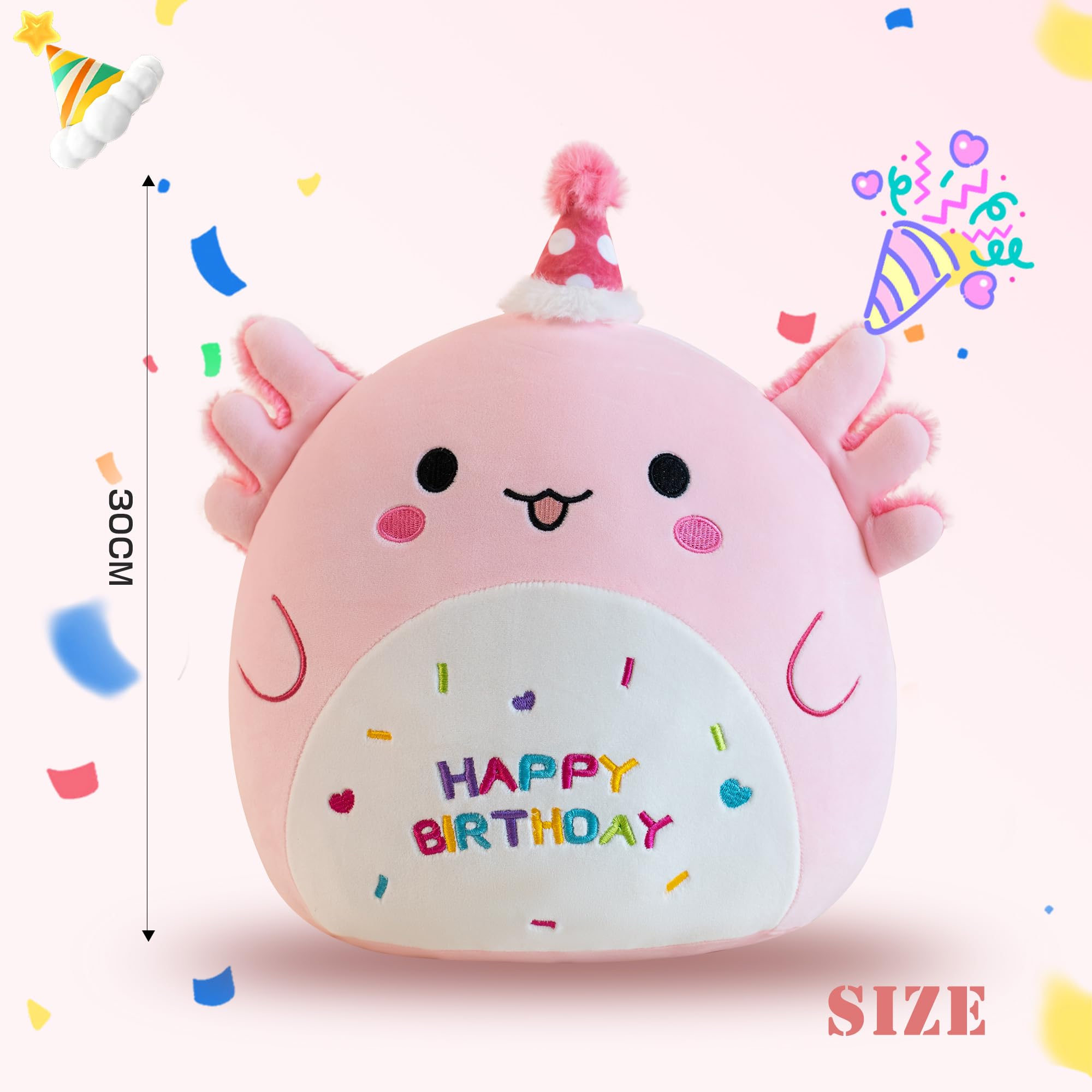 Amazon.co.jp: ウーパールーパー ぬいぐるみ 可愛いふわふわ抱き枕