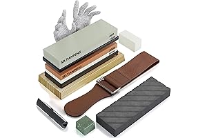 Tpstone Premium Sharpening Stone - Dual Grit Whetstone 400/1000 3000/8000 Knife Sharpening...