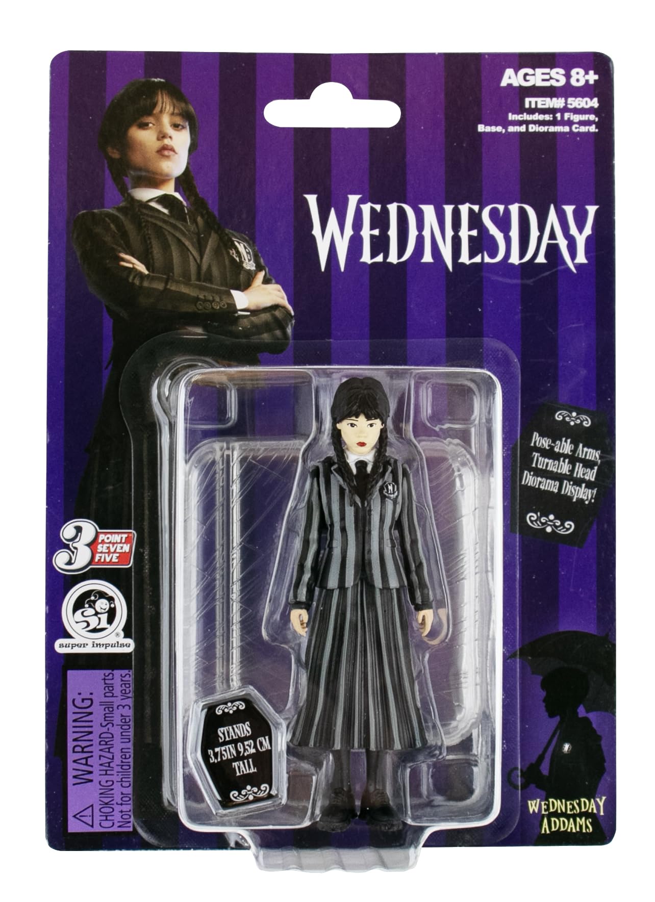 Sous licence officielle Super7 Wednesday (TV) Figurine de