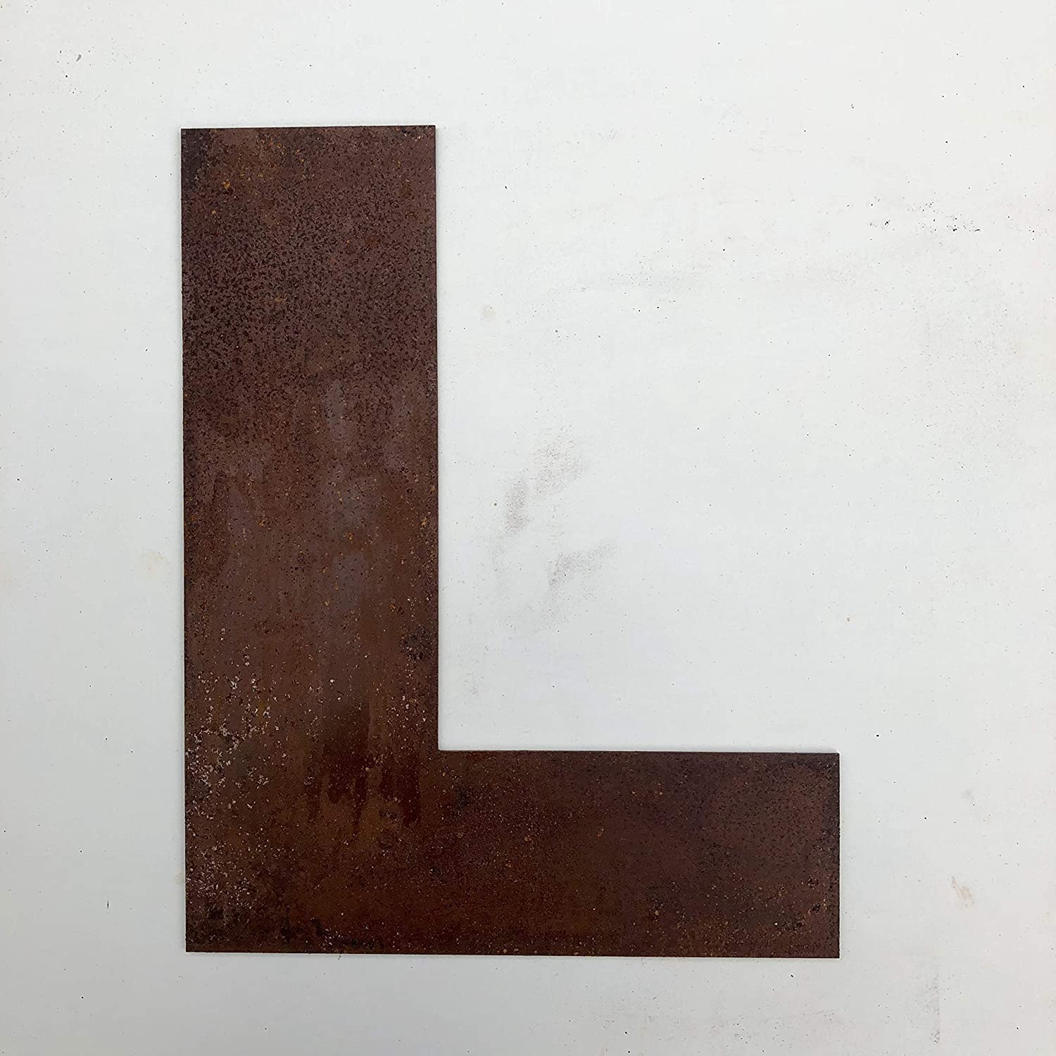 12" Rusty Metal Fat Font Letters A-Z 0-9 (L)