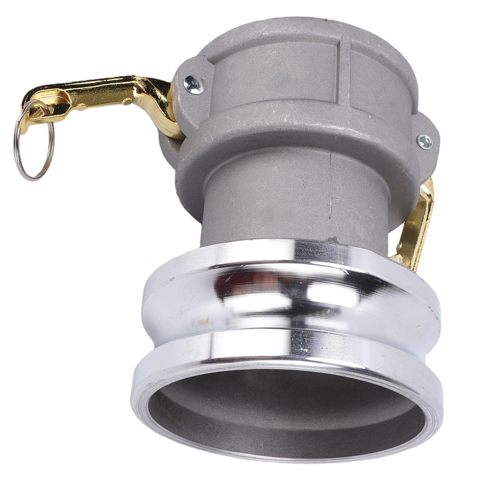 Naroote DA Camlock Manguera, 3 Pulgadas Hembra X 4 Pulgadas Macho Latón Aleación de Aluminio Acero Inoxidable Acoplamiento Camlock, para Agua, Aceite, Gasolina y Aceite Hidráulico