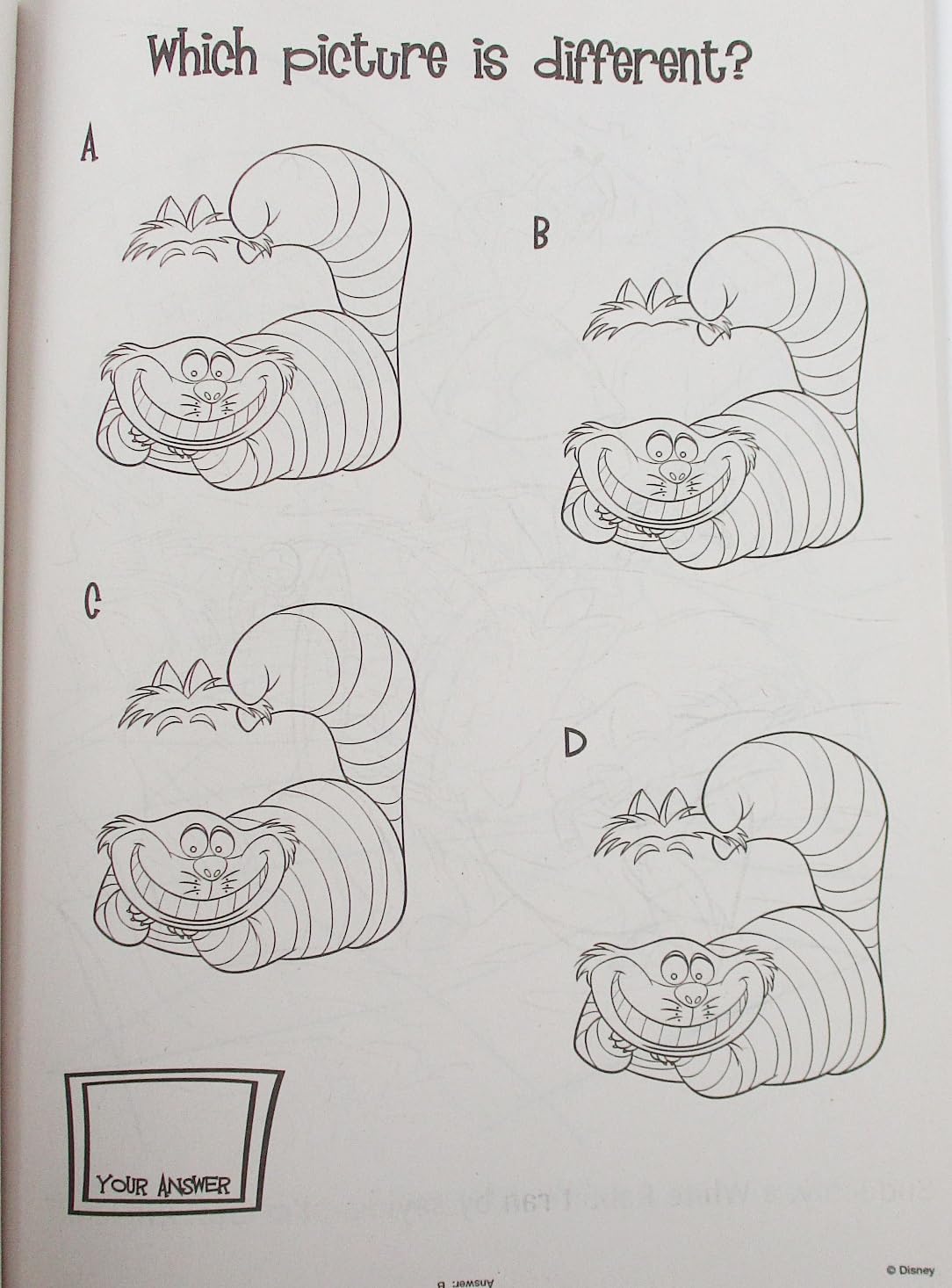 Alice in Wonderland Coloring + Activity Book Favor or Gift for Children - ''Let's Have Tea!'' - 80 Pages - Image 4