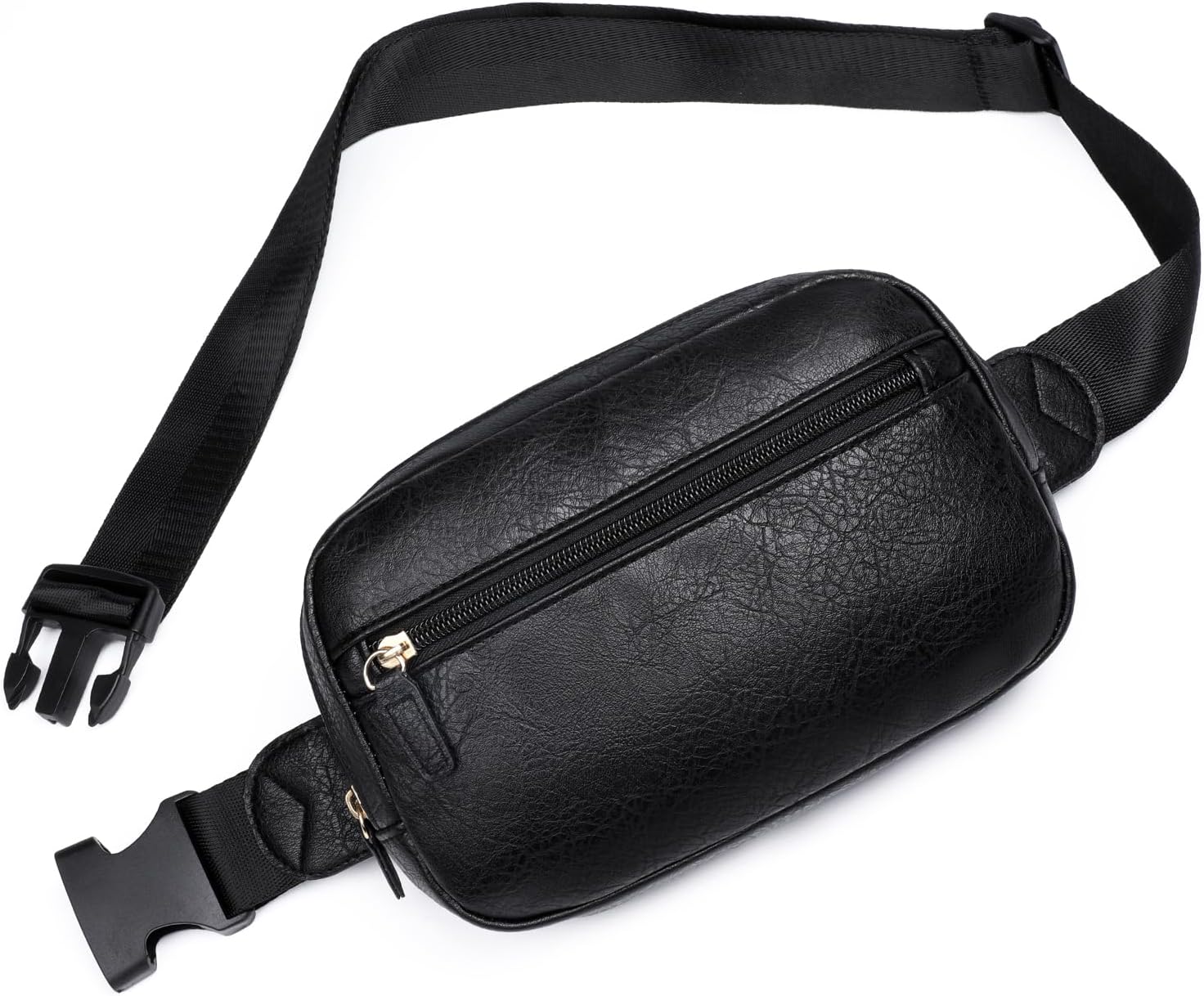 PINCNEL Belt Bag for Women, Small Vegan Leather Fanny Pack