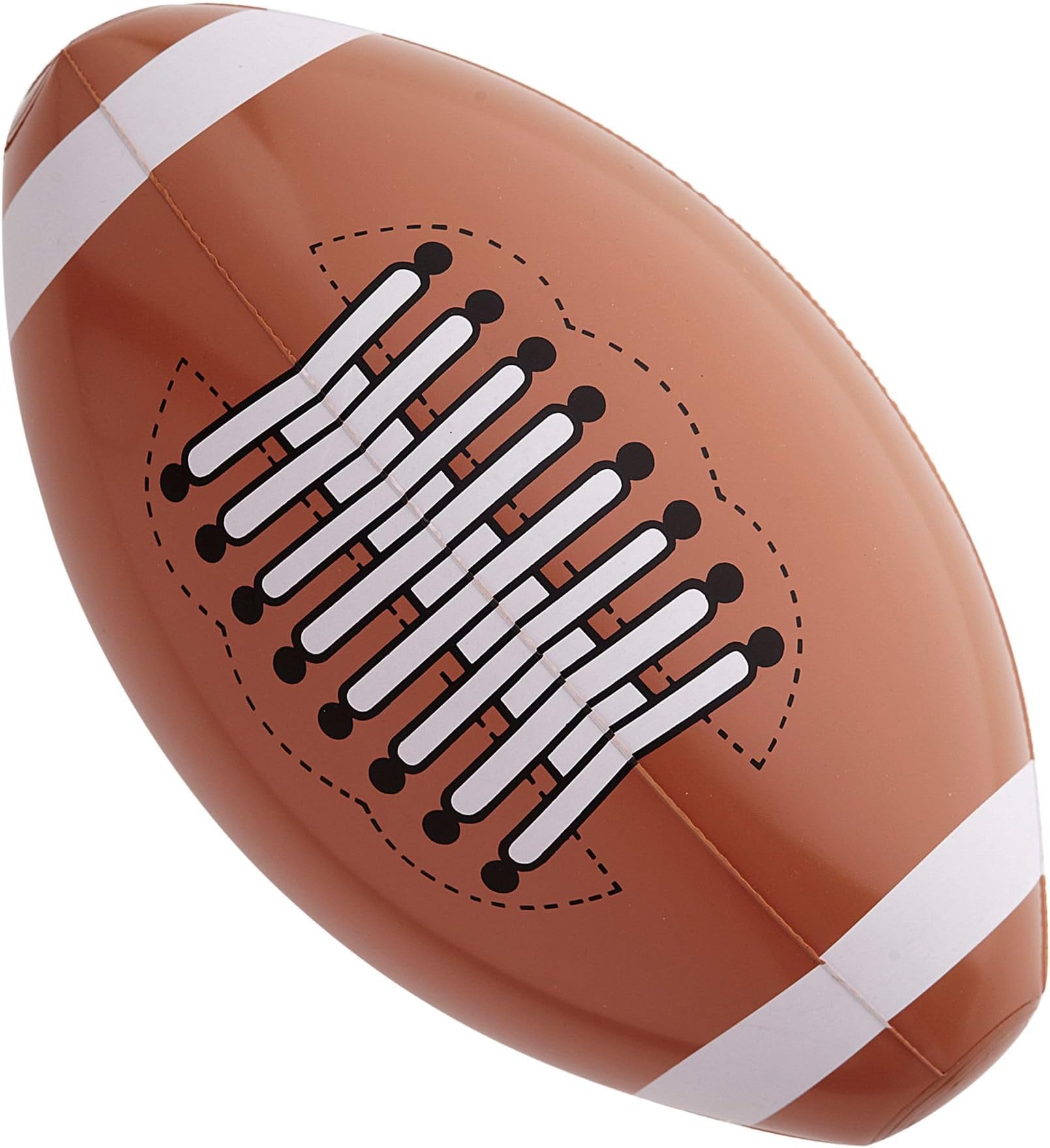 Inflatable American Football 36cm USA Sport Theme Inflatable Blow-Up Party Decoration for Fancy Dress Accessory