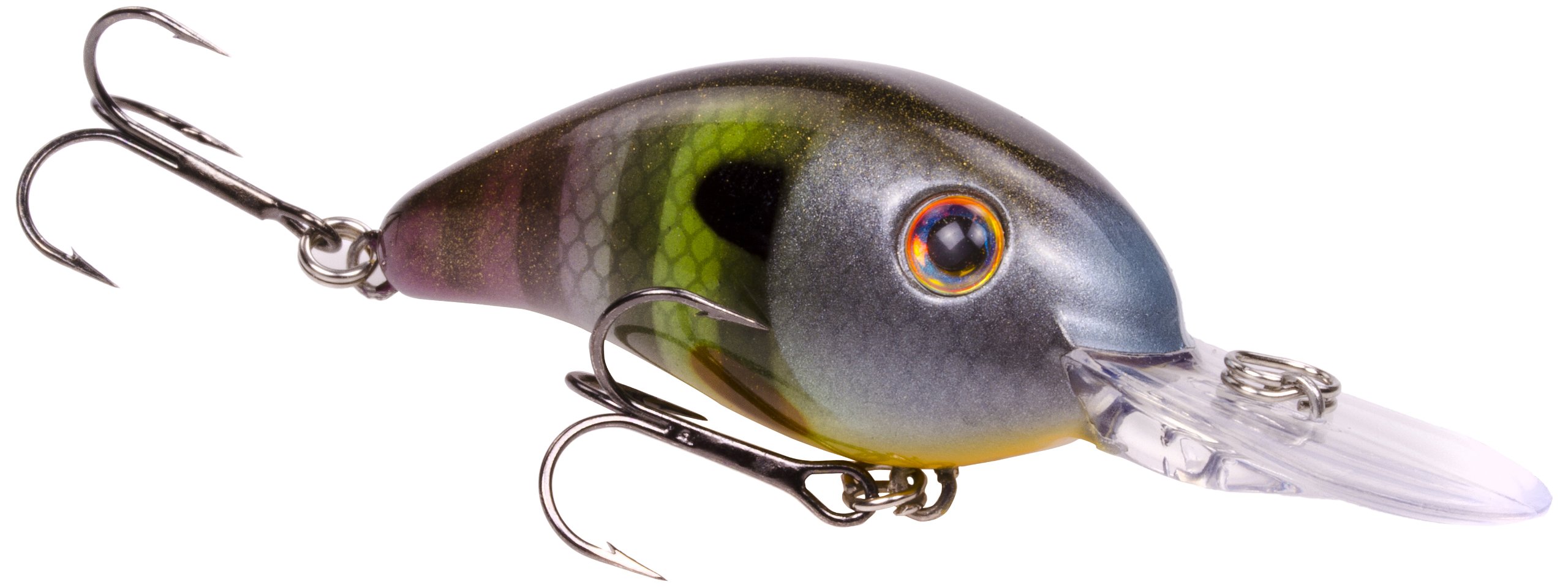 Strike KingPro-Model Series 3 Crankbait, Neon Bluegill, 3.8-Ounce