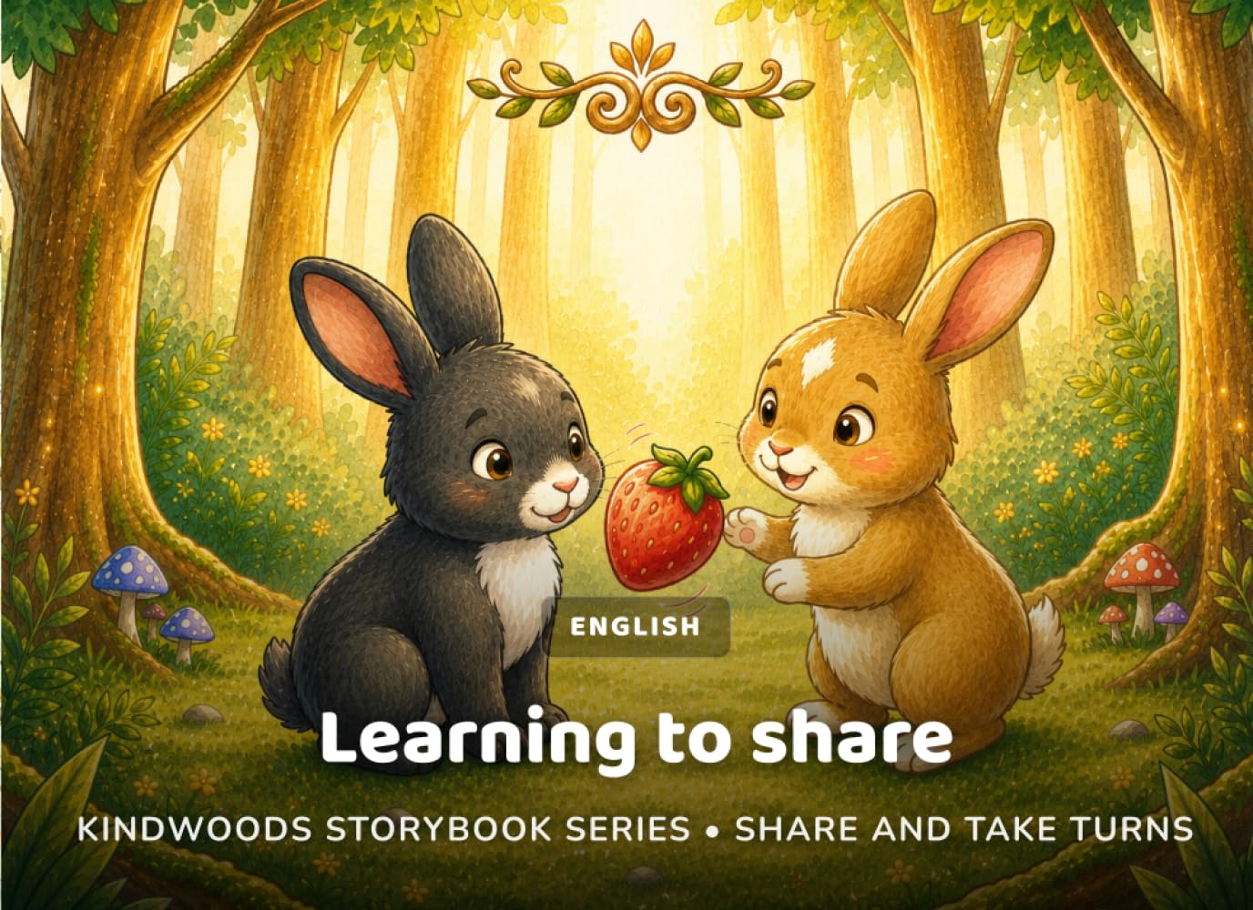 Learning to share: A Social Emotional Learning Story About Sharing, Kindness, and Friendship. (Kindwoods)