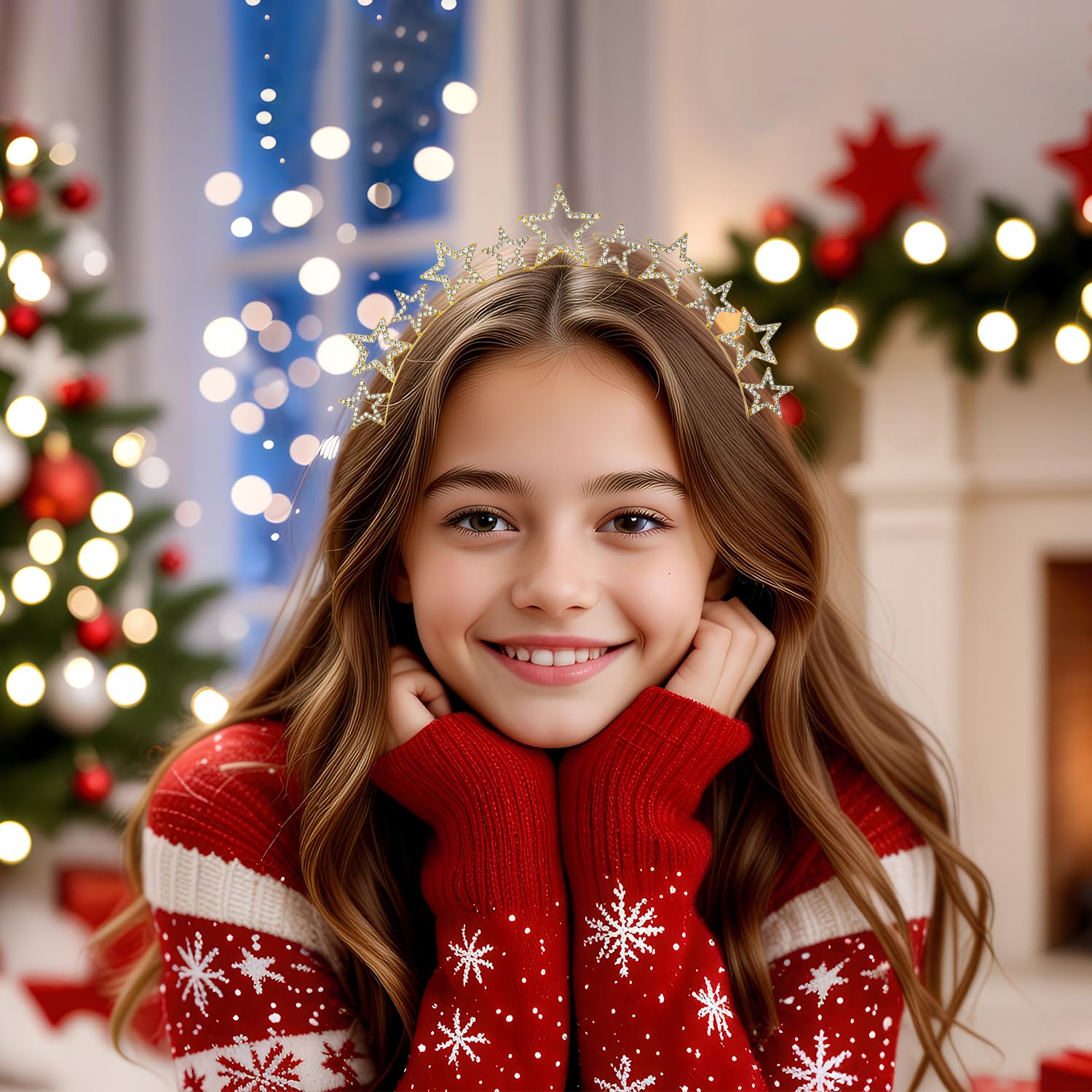 CHEERYMAGIC Star Headbands for Women & Girls - Image 3