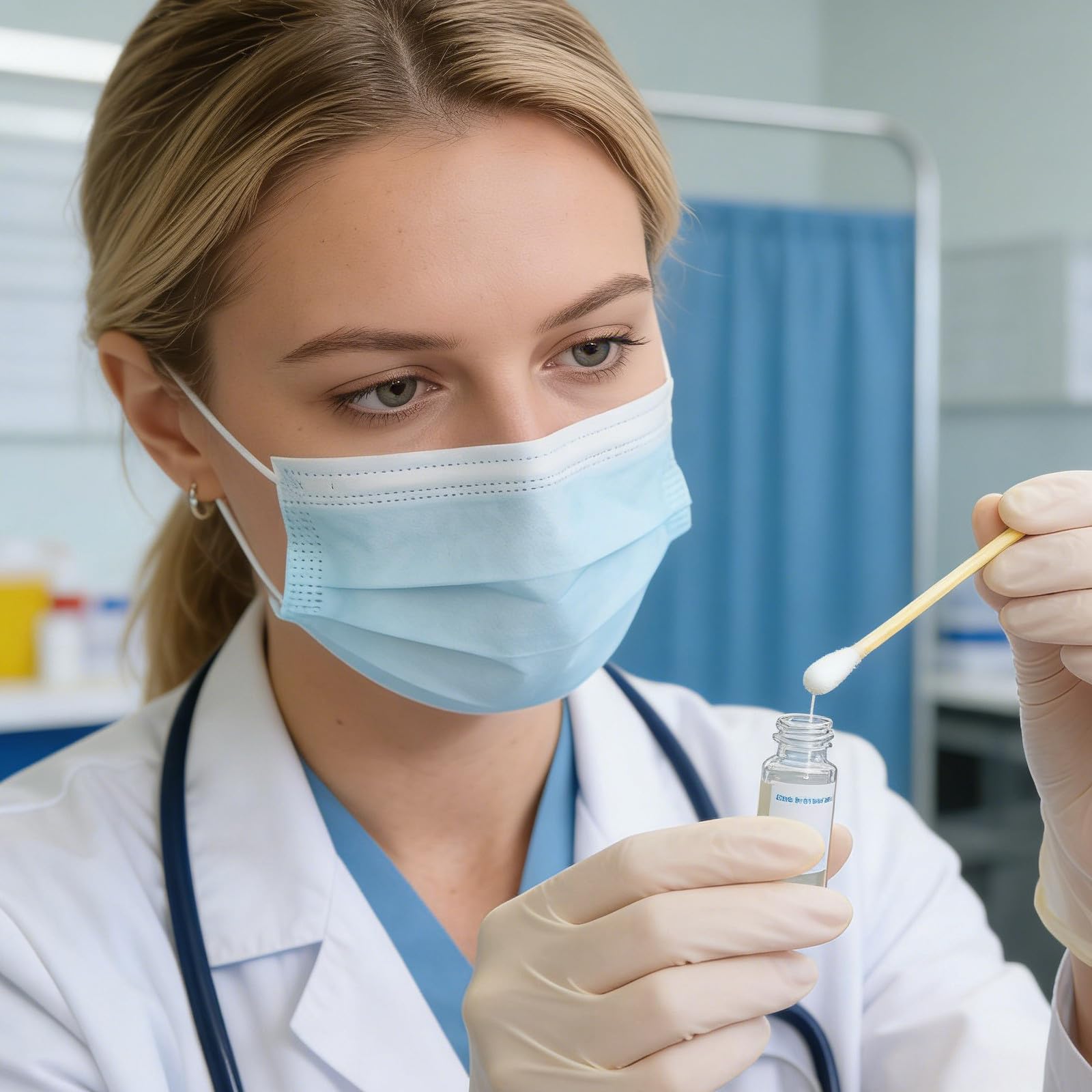2000 applicateurs à embout de coton – Cotons-tiges pour soins, nettoyage et application de – Usage unique pour la pratique à domicile