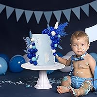 Vista 22 de 50 PCS Boho Cake Toppers Mini Balls Cake Topper Various Dried Pampas Grass Cake Decor for Boho Home Wedding Cake Decoration (Gold Pink Hot Pink)