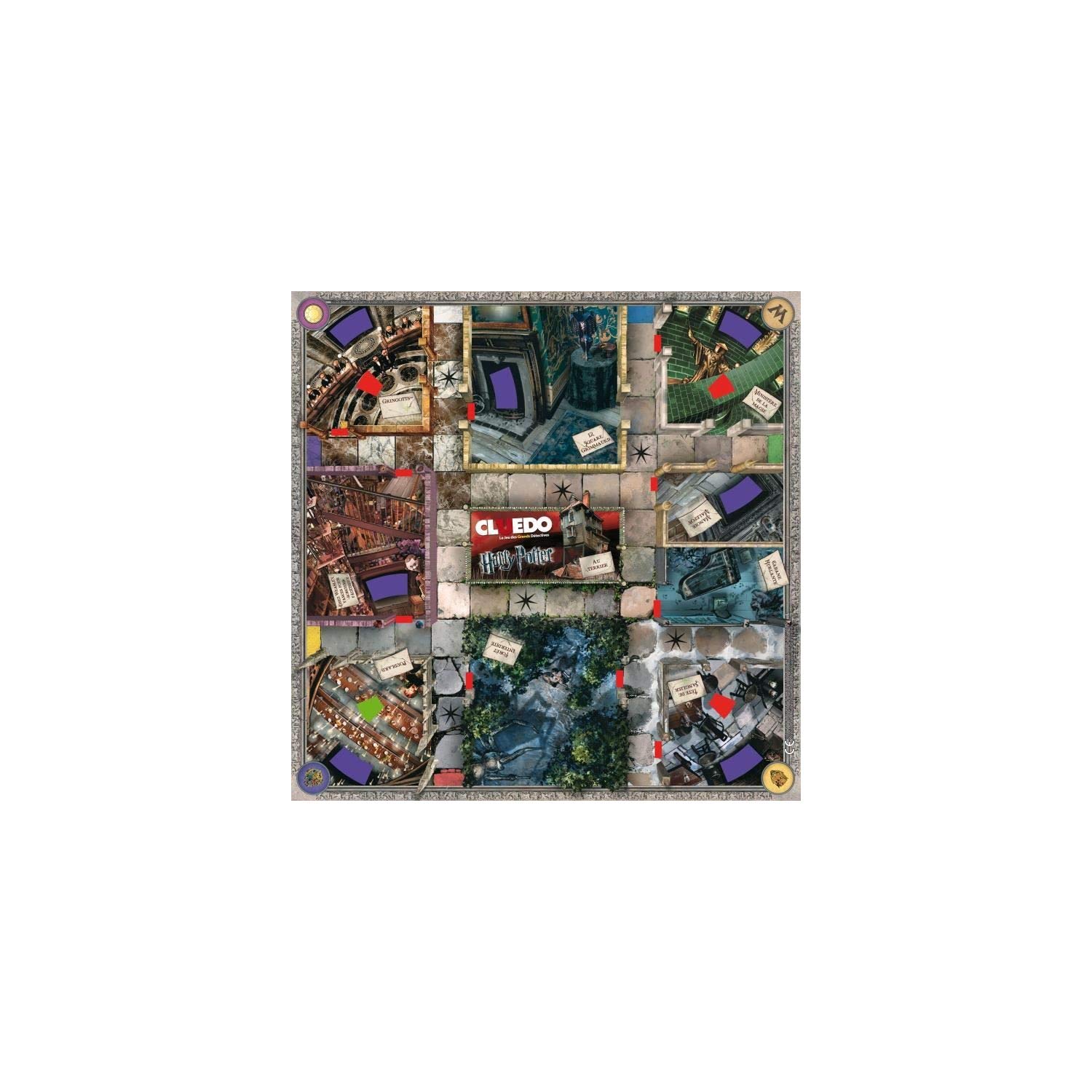 Winning Moves - Cluedo Harry POTTER - Jeu de société - Jeu de Plateau - A partir de 9 ans - 2 à 5 joueurs - Version française