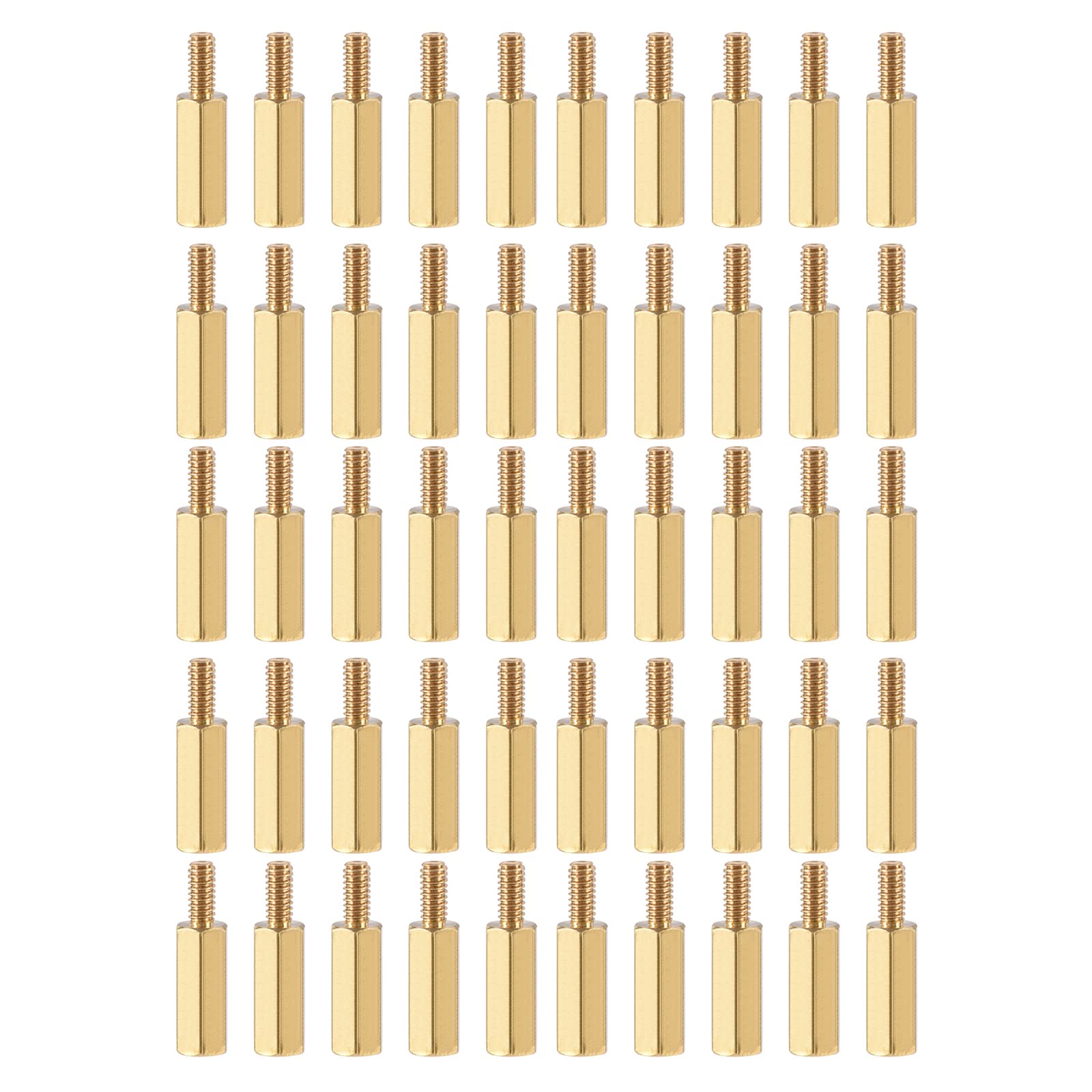 50 Distanziatori M2.5 In Ottone Per PCB - Viti Esagonali Per Scheda Madre E Elettronica - Foto 2