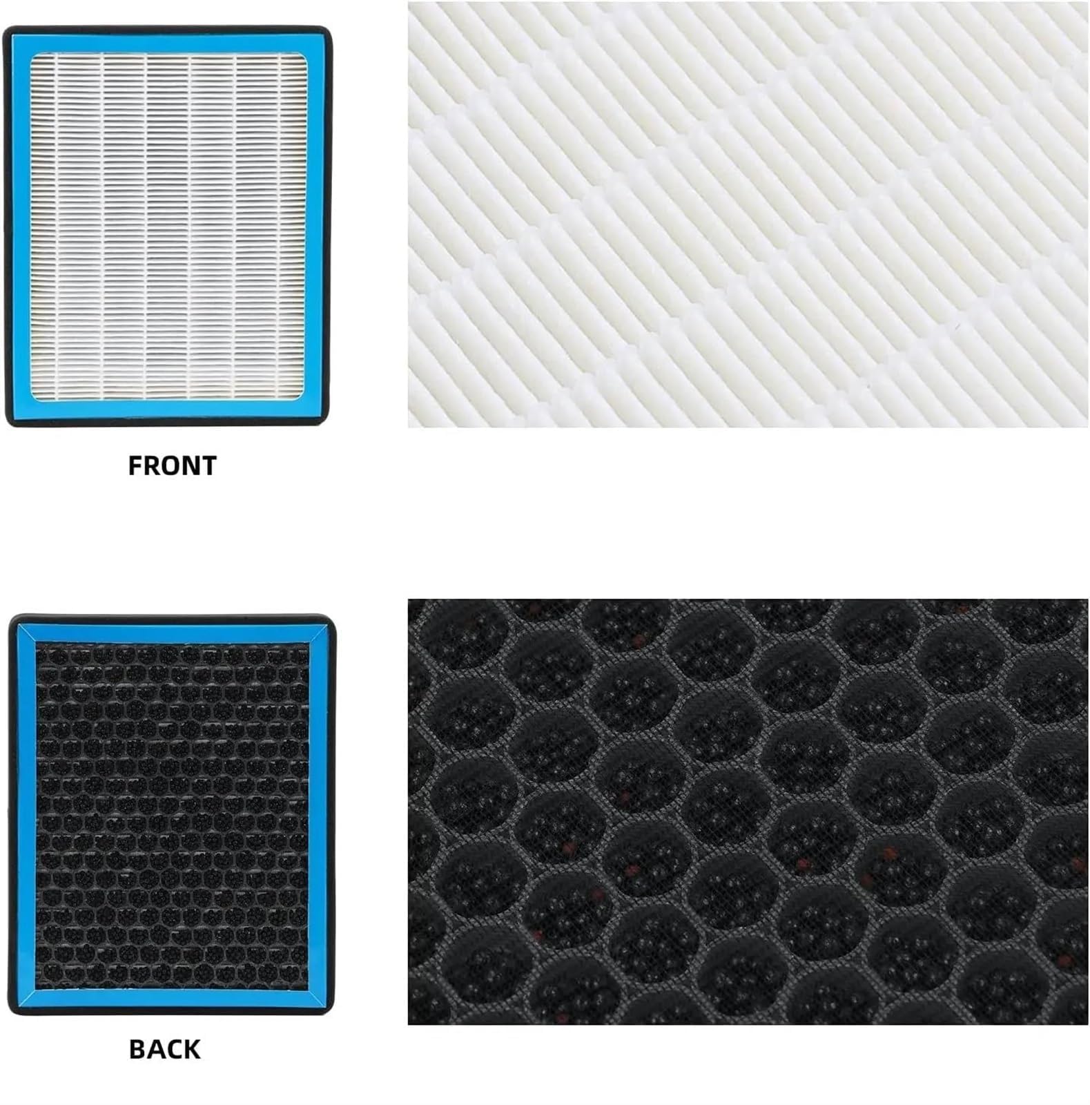 Filtro Aria abitacolo a Carboni Attivi per Toyota Land Cruiser 2008-2021 CF10285, griglia del Filtro dell'Aria condizionata con Filtro dell'Aria condizionata a Carboni Attivi