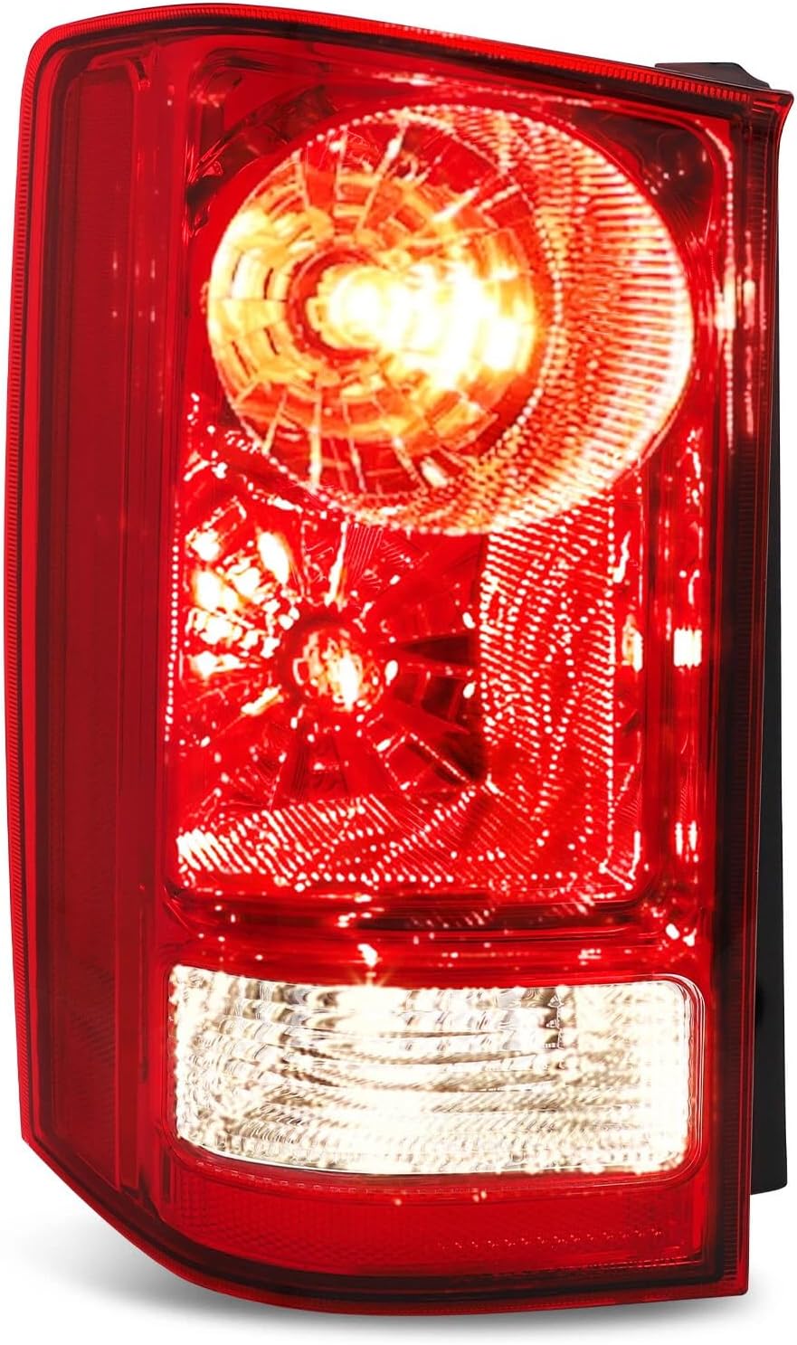 Left Driver Side Tail Light Assembly Compatible with 2009-2015 Honda Pilot,Taillight Brake Lamp Reverse Light Rear Light Replacement HO2800174 33550SZAA01 w/Bulbs and Wiring Harness