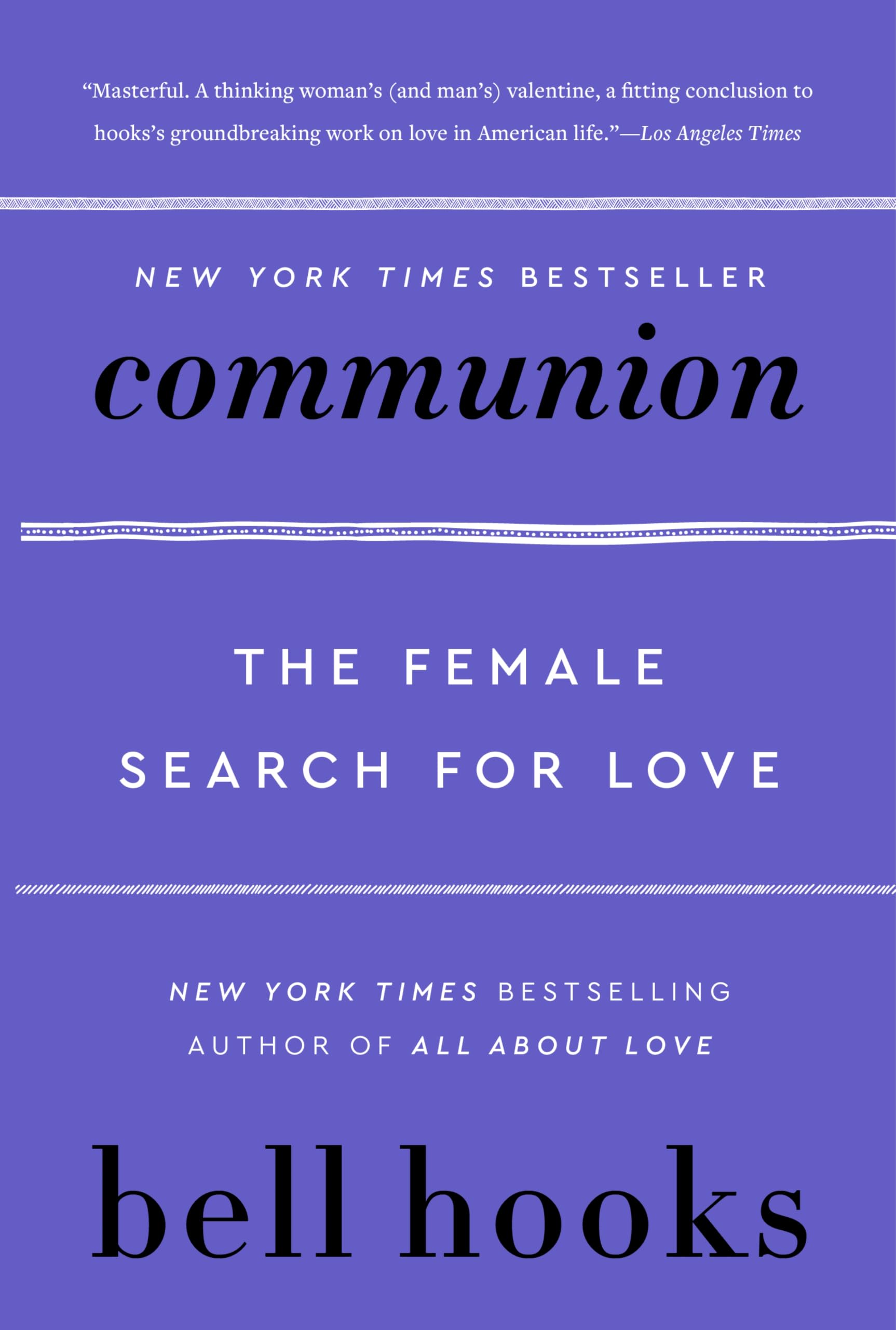Communion by bell hooks PAPERBACK 9780060938291