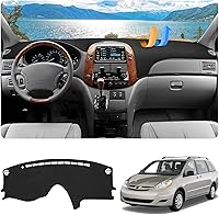 Vista 28 de FIILINES Cubierta de Tablero para Hyundai Sonata 2011-2014, Cubierta de Tablero Accesorios Sonata Cubierta de Tablero de Gamuza Alfombrilla Parasol