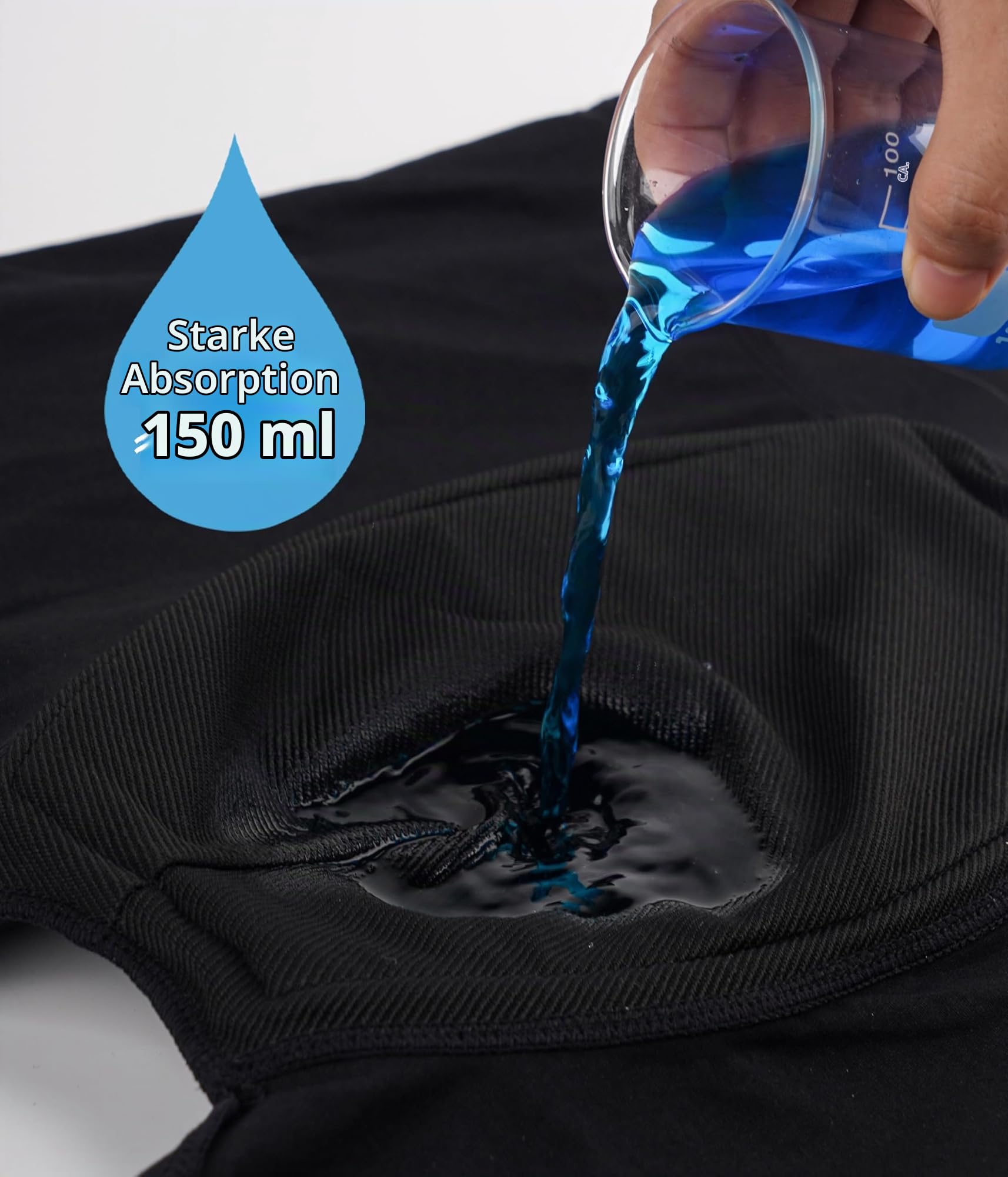 FORVEVO Inkontinenz Pants Männer 150ml Baumwolle,Waschbar Boxershorts Herren für Inkontinenz Unterwäsche mit Saugfähigkeit Pants,Wiederverwendbar Auslaufsichere Unterhosen 5er Pack Multicolor01 XL