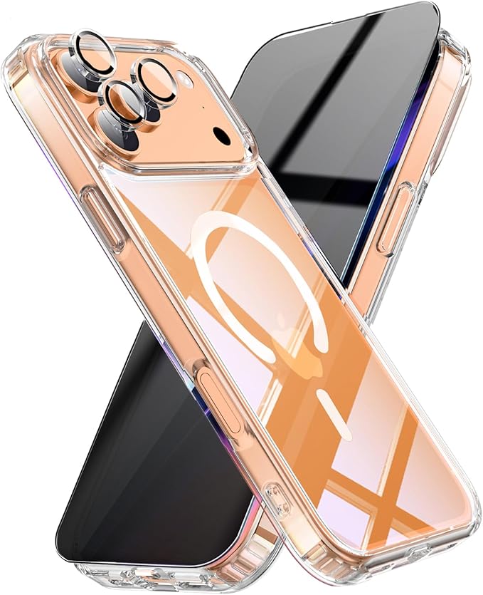 3-in-1 iPhone 17 Pro Max Case with Privacy Screen Protectors