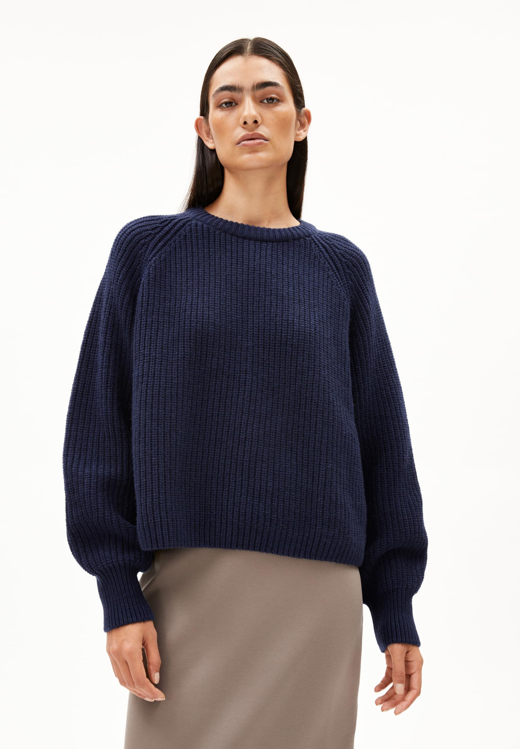 ARMEDANGELS Damen Pullover aus Bio-Woll Mix KAAGI Loose Fit
