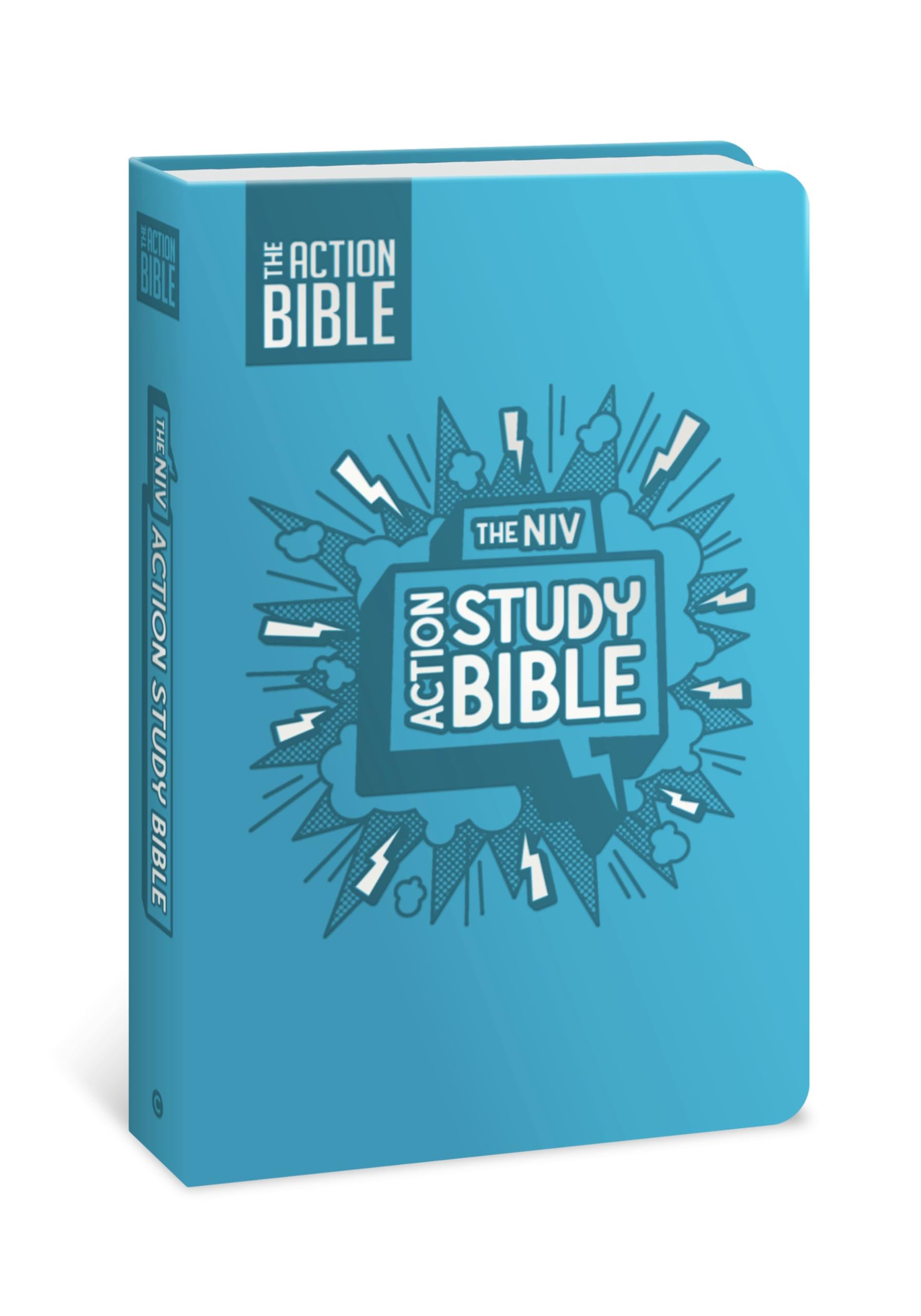 NIV Action Study Bible, Leathersoft, Aqua, Full Color (Action Bible)