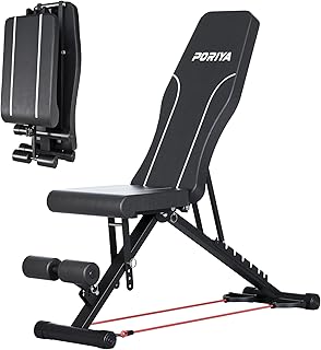 Banco de pesas ajustable para entrenamiento de cuerpo completo, multiuso, plegable, bancos de entrenamiento de fuerza, banco inclinado para gimnasio en casa