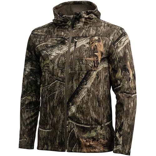SCENTBLOCKER Shield Series Silentec Midweight Jacket, Camo Hunting Clothes for Men