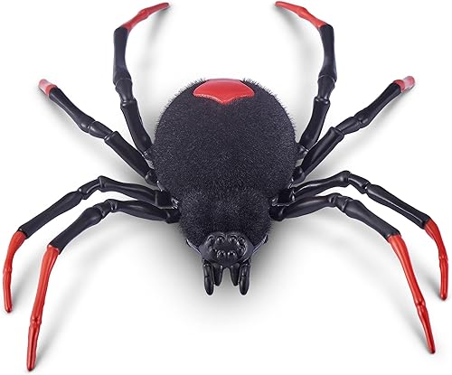Miniatura 2 de Robo Alive ZURU - Araña que brilla en la oscuridad (paquete de 2) por ZURU - Juguete electrónico interactivo robótico que se mueve y gatea, juguetes