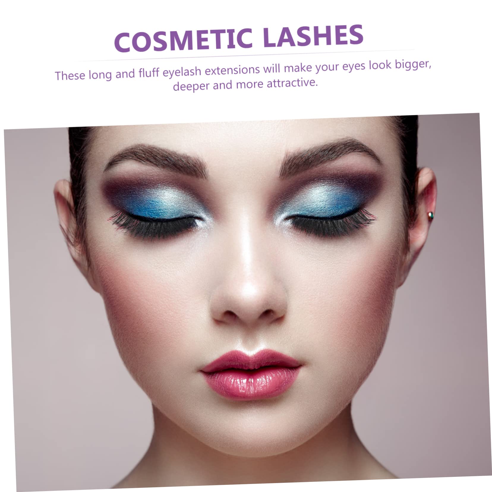 FRCOLOR 25 Paar Farbige Falsche Wimpern Cosplay Farbige Wimpern Asiatische e verlängerung Cosplay- Frauen Nachahmung Von Japan Kreuzen 3d