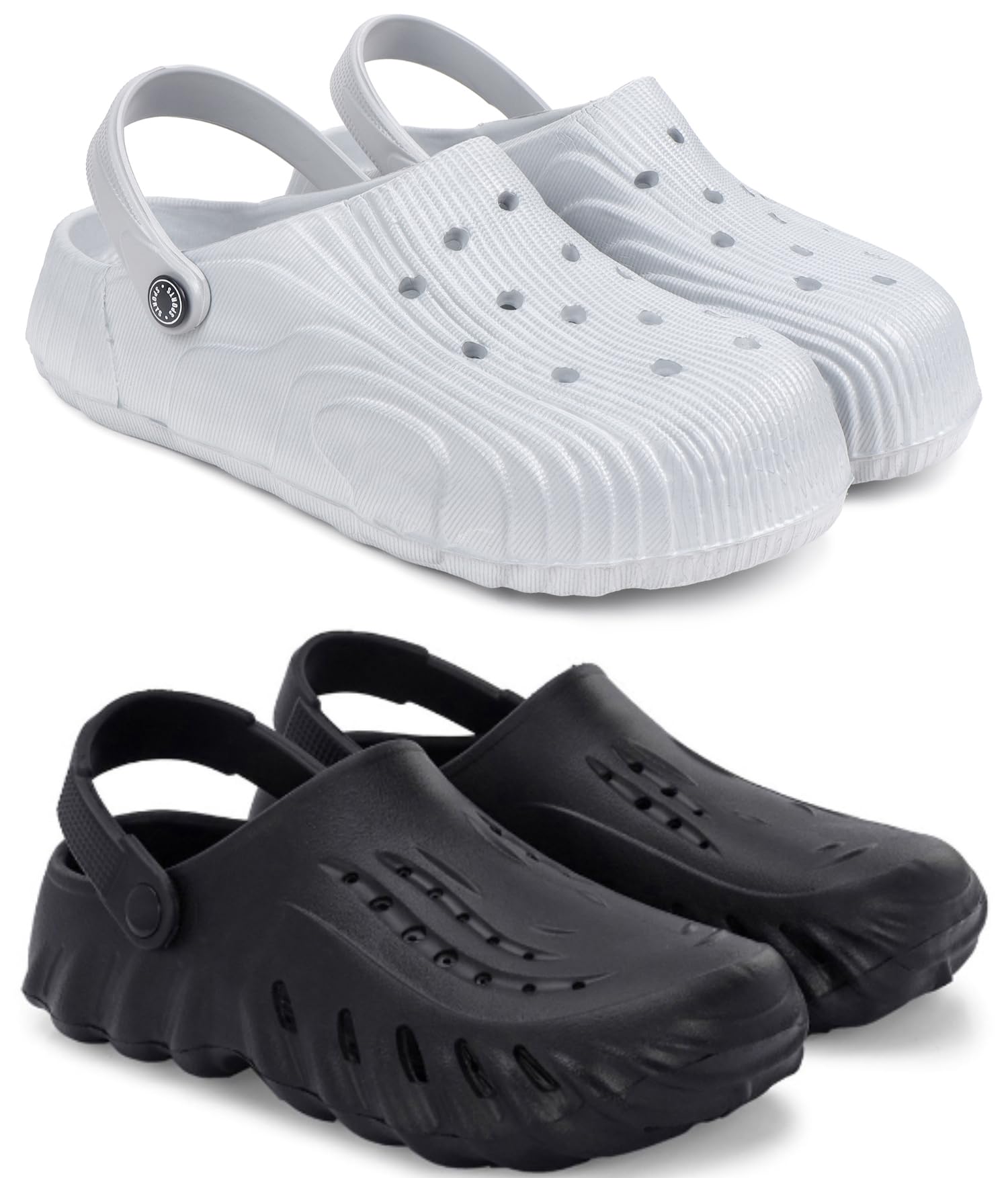 Combo Pack of 2 Slipper/Flip Flops/Slides/Clogs/Sandals with Adjustable Back Strap for Men (Cl-Wonder,Cl-200)-image-19