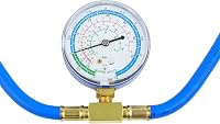 Wisepick R290 és R600A Töltőcső és Nyomásmérő Készlet Csapolószeleppel és Elzárócsapokkal - Hűtőközeg Feltöltő Szett 600 PSI Munkanyomással 3