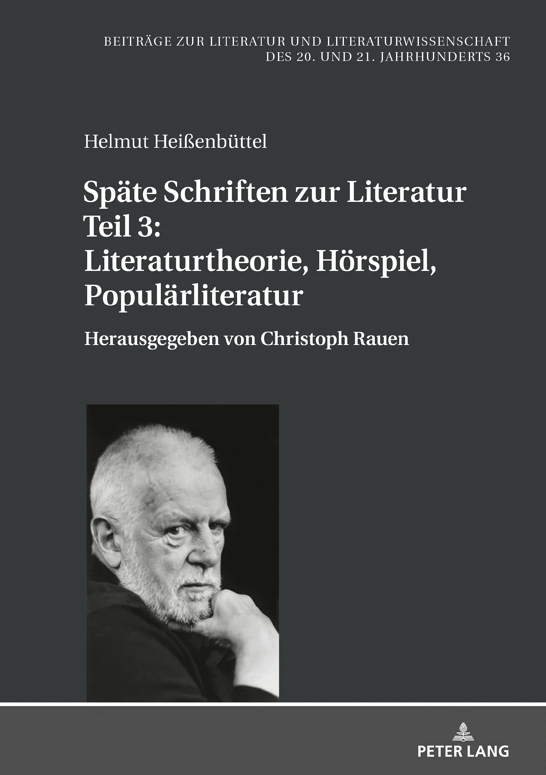 Spaete Schriften zur Literatur Édition Christoph Rauen, anthologie critique rare