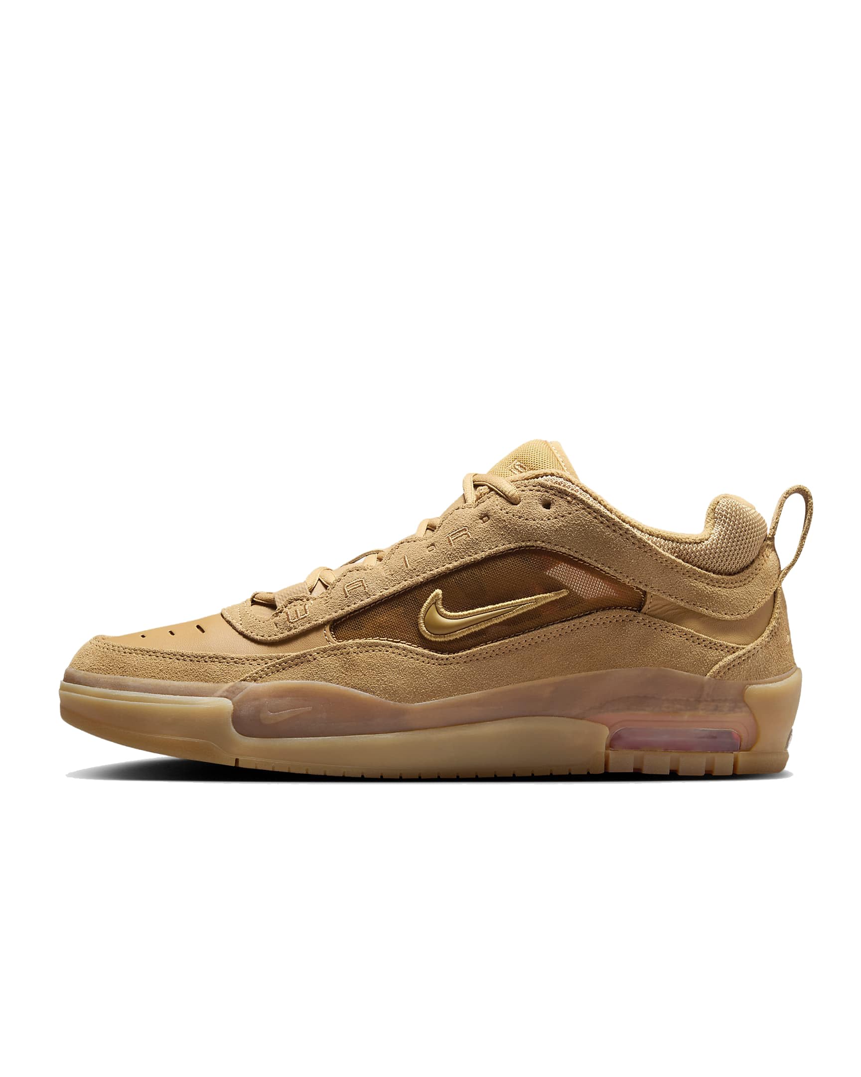 Nike Air Max Ishod Men's Shoes (FB2393-200, Flax/Flax/Safety Orange/Wheat) Size 10.5
