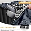Haegs Flannel Camping Blanket, Travel Quilt Outdoor Lightweight Compact Outdoor Camping Tent Caravan Supplies, Camping Supplies Blanket 215-150cm Khaki