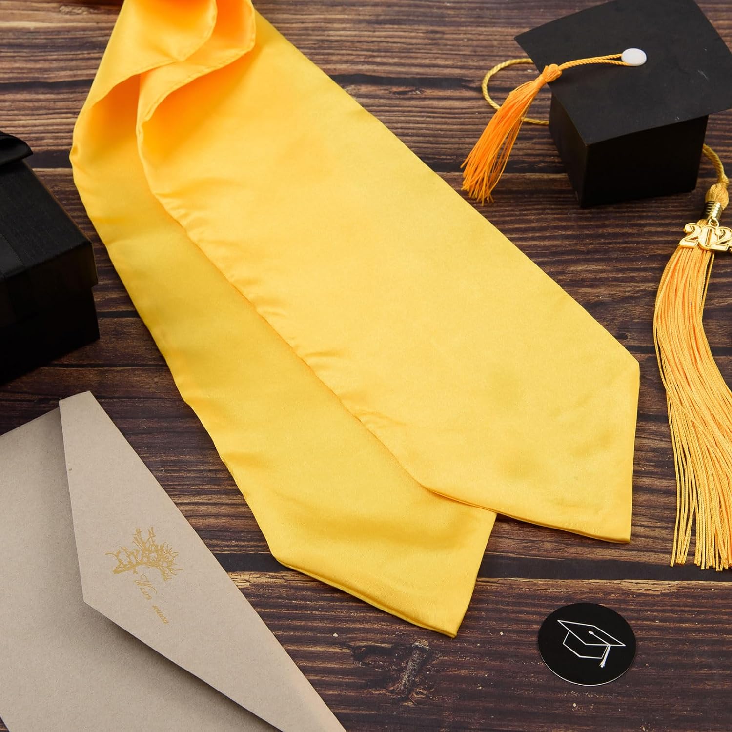 MoDooris 70 Inch Graduation Stoles 2026 Unisex Adult Graduation Sash Plain Grad Stole Graduate Honor Stole
