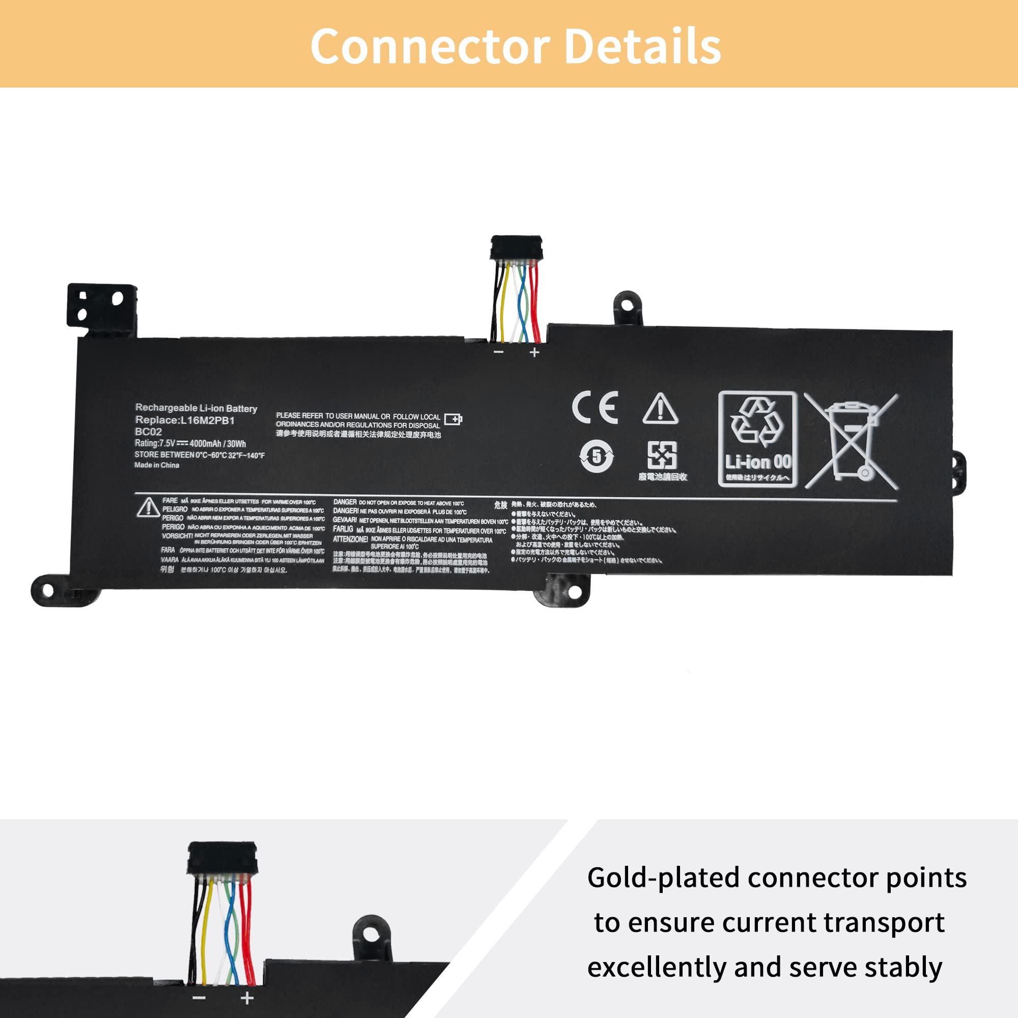 Amazon.com: NBULBL L16M2PB1 Laptop Battery Replacement for Lenovo