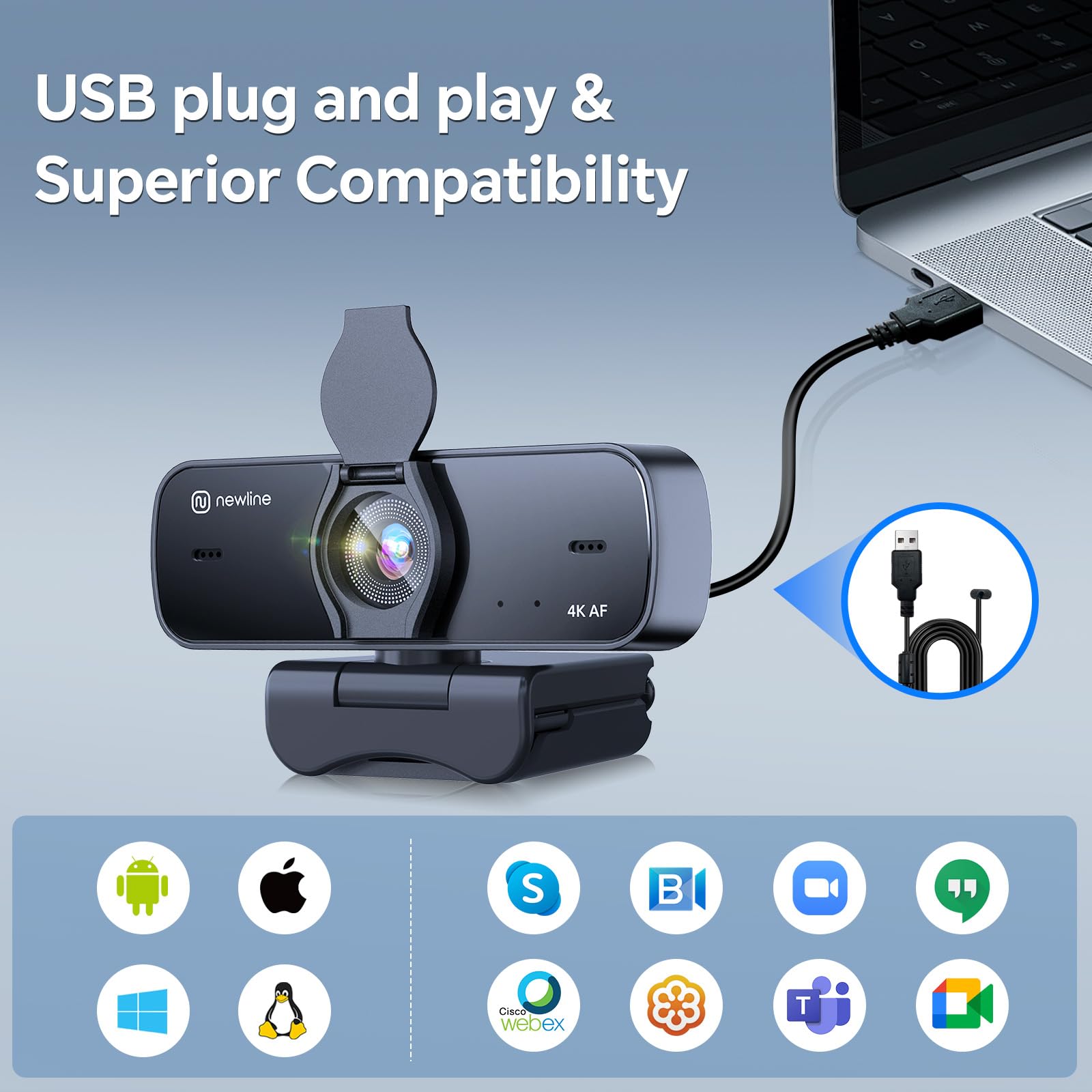 Webcam 4K per PC