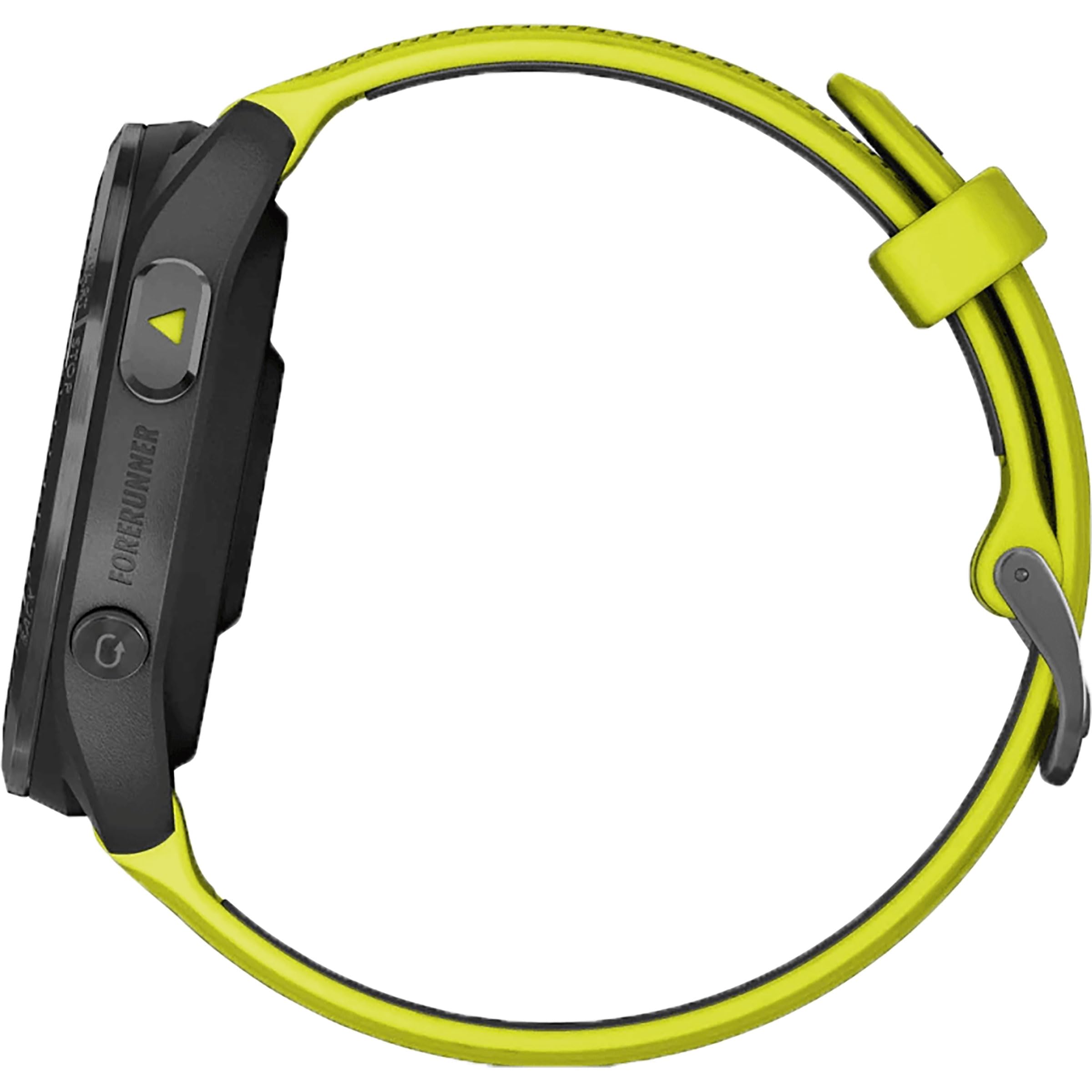 Garmin Forerunner 965 kwarcowy smartwatch dla obu płci, czarny/żółty