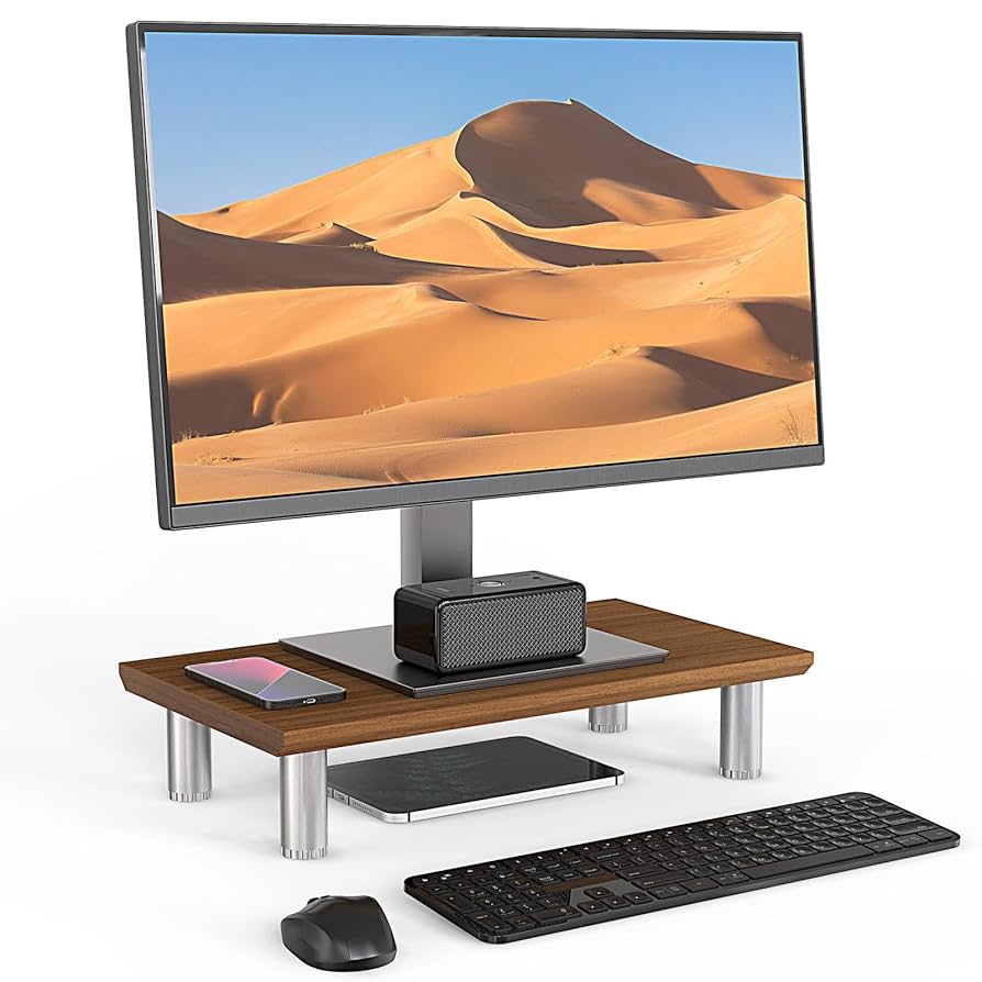 ⭐︎ StarTech.com パソコンモニター台 机上台ラック 高さ調節可能 Amazon.co.jp: モニター台 机上台パソコン台 机上ラック 幅42cm