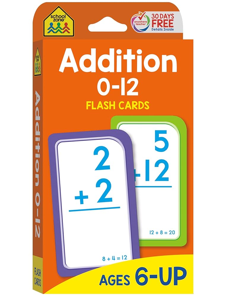 school-zone-addition-0-12-flash-cards-56-cards-1st-grade-2nd-grade-numbers-0-12-elementary-math-problem-solving-addition-problems-counting-ages-6-packaging-may-vary-school-zone-joan-hoffman-0076645040060-amazon-com-books for Free Printable Addition Flash Cards 0 10 School Zone Addition 0-12 Flash Cards: 56 Cards, 1st Grade, 2nd Grade, Numbers 0-12, Elementary Math, Problem Solving, Addition Problems, Counting, Ages 6+, Packaging May Vary: School Zone, Joan Hoffman: 0076645040060: Amazon.com: Books for Free Printable Addition Flash Cards 0 10