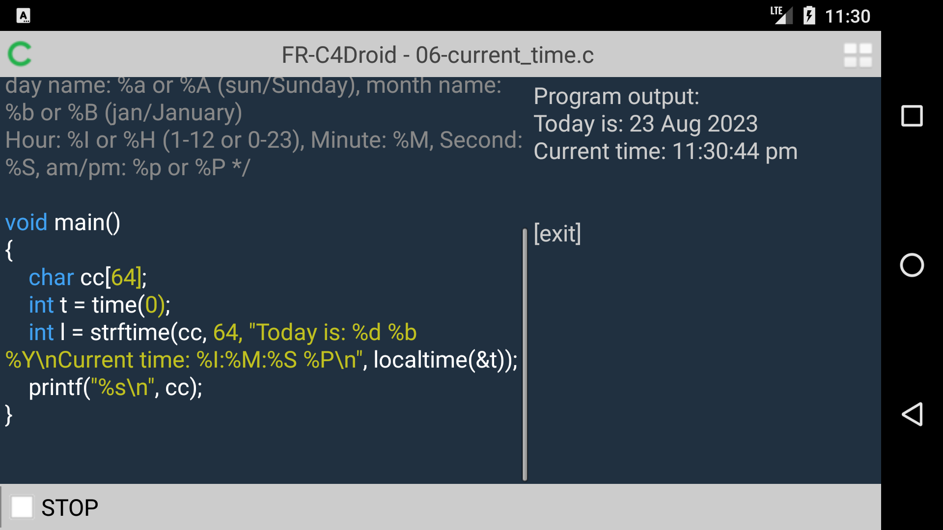 C4Droid - A simple C compiler and simulator. - App on Amazon Appstore