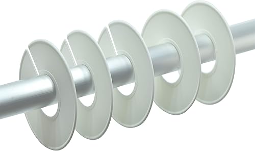 Miniatura 6 de AMT - Paquete de 50 separadores de armario, separadores de ropa, separadores redondos de tamaño de ropa para armarios con marcador de doble extremo