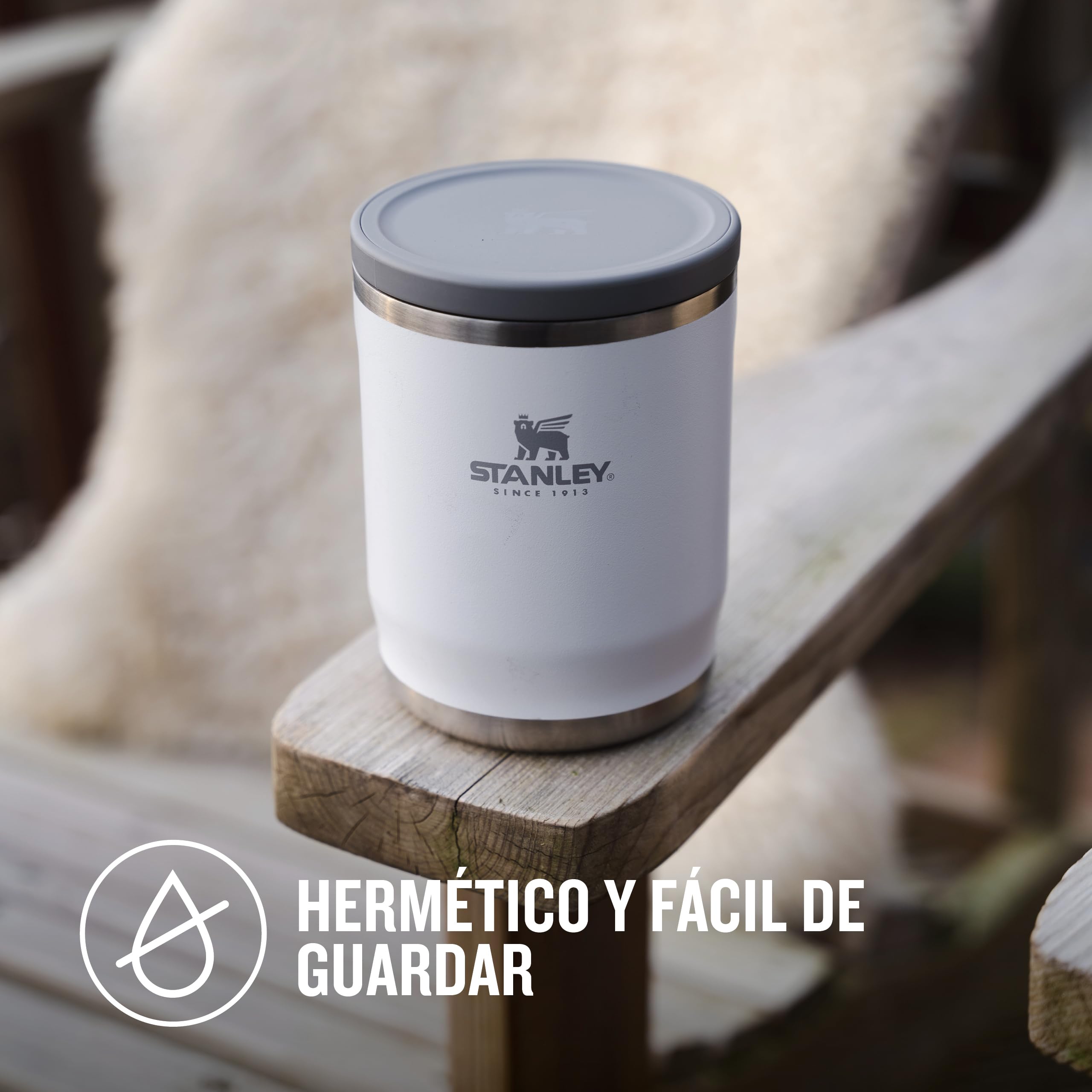 STANLEY Adventure To-Go Fiambrera Termica 0.53L - 6 Horas Caliente - 6 Horas Frío - Antifugas - Termo Comida - Apto Para Lavavajillas - Sin BPA - Polar