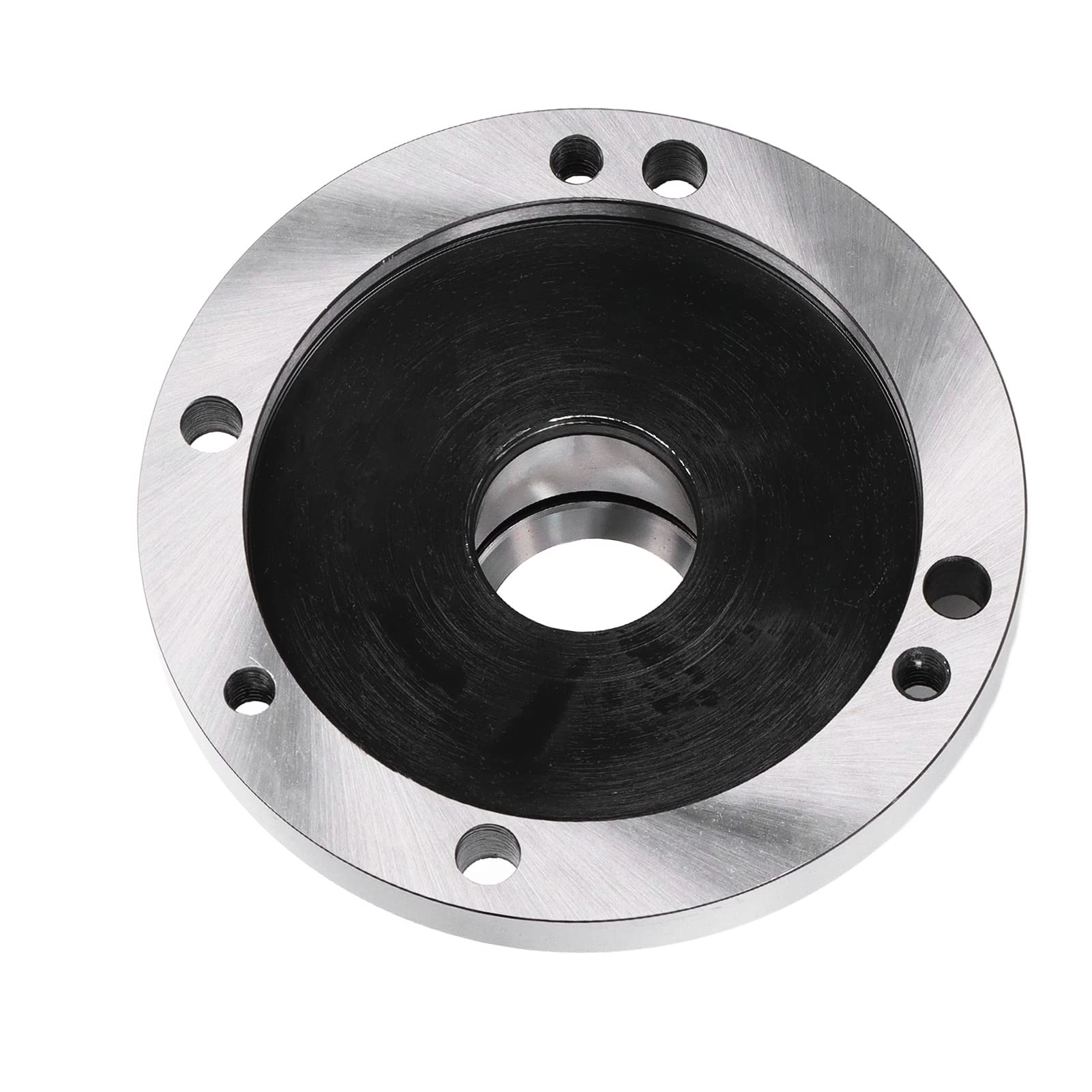 Uchwyt Tulejowy 125 Mm Tokarka Tuleja Zaciskowa do Frezowania Uchwyt Tulejowy 7 Otworów Stal Węglowa Dokładność 0,005 Kompaktowy Rozmiar z Mocowaniem Płyty Mocującej do Tokarki