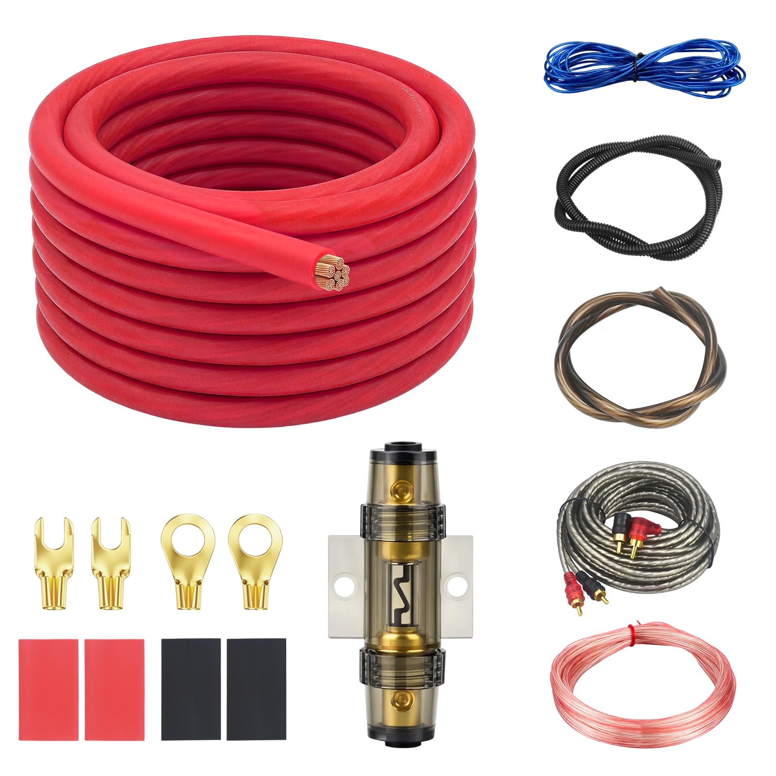 Lot de câbles pour caisson de basses 4GA de 5 m